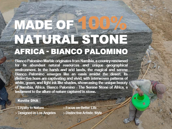 Koville Natural Marble 12" Rectangle Pastry Board-Bianco Palomino