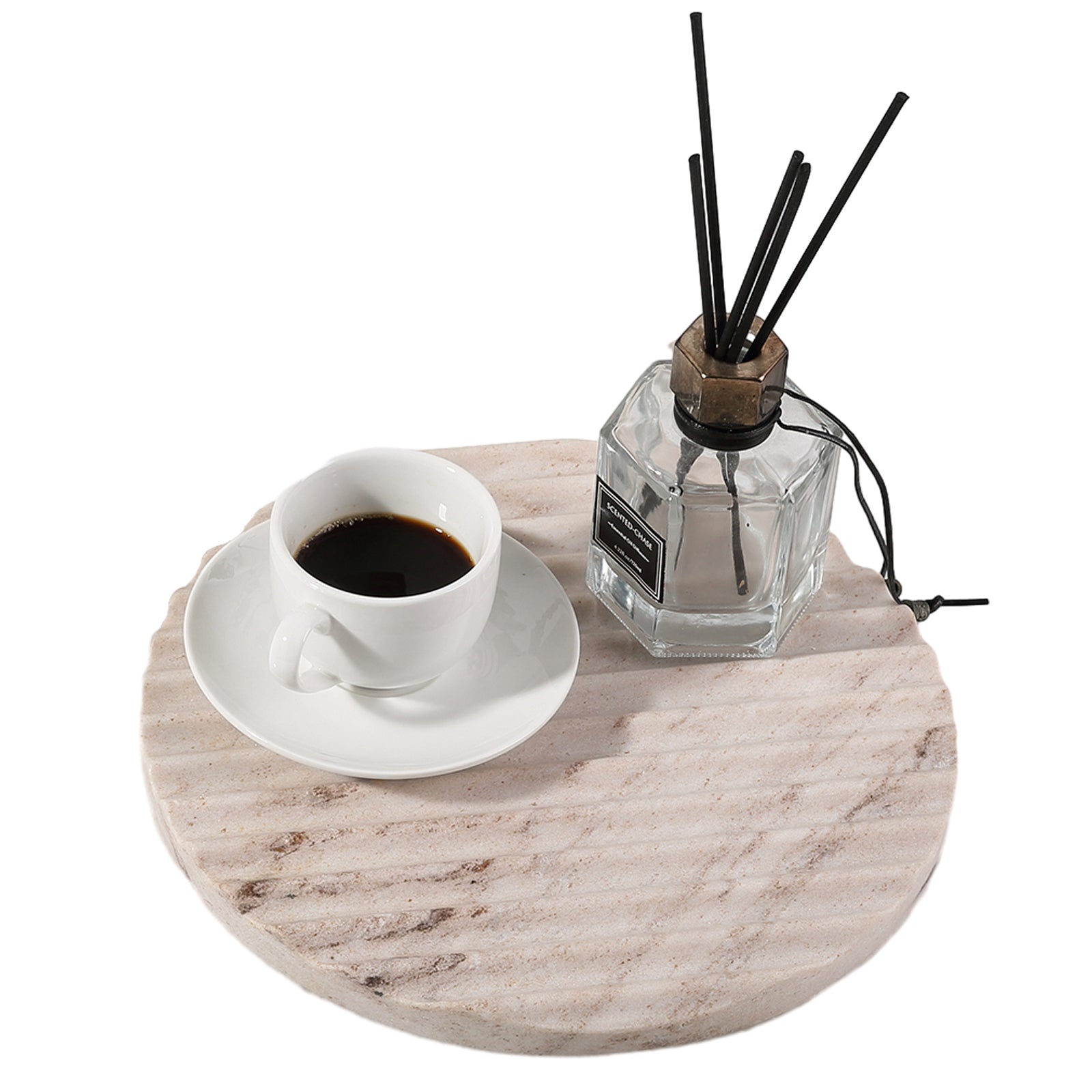 Round Tray - Marble (Palissandro Classico)