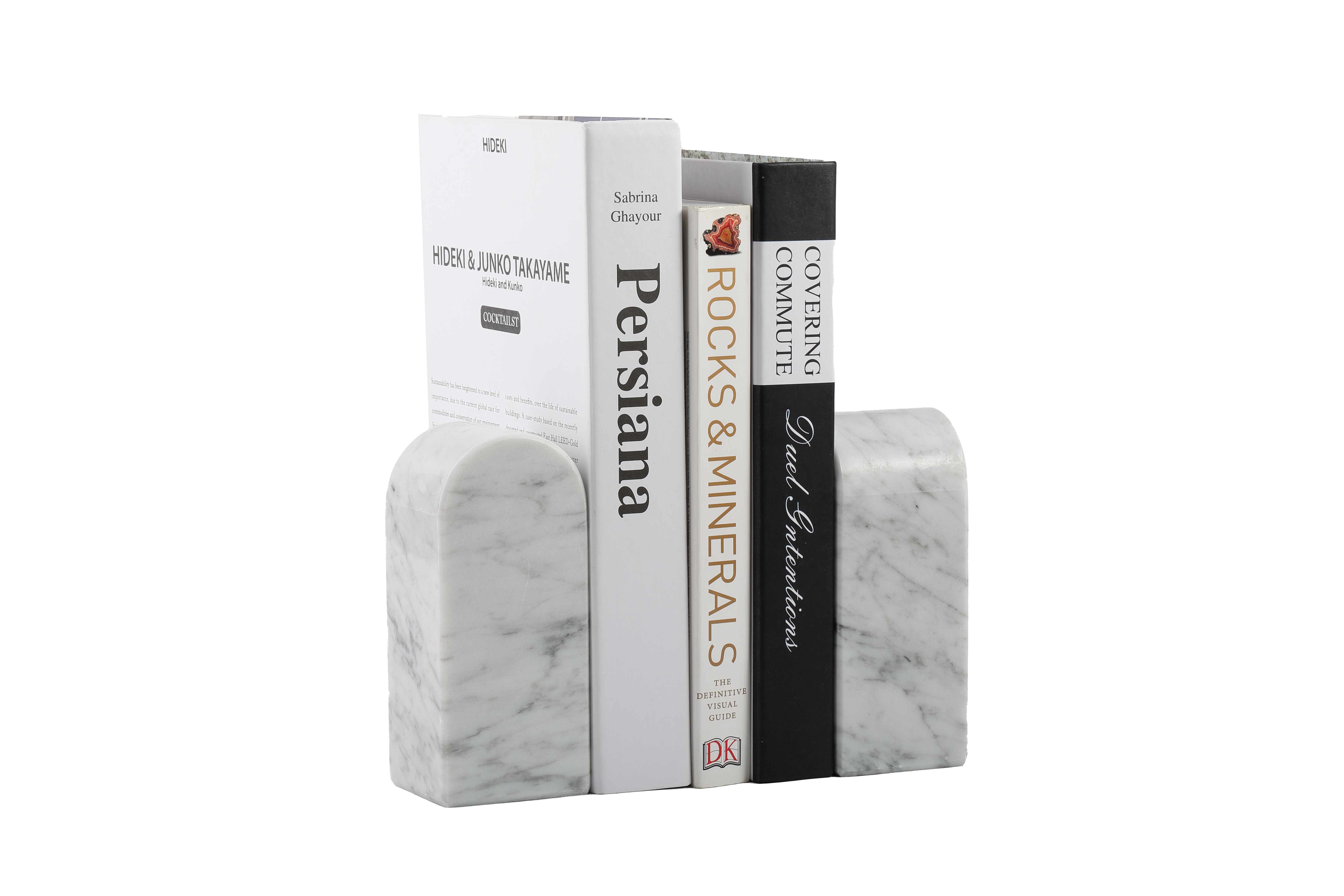 Triumphal Arch Bookends Medium - Marble (Bianco Carrara)