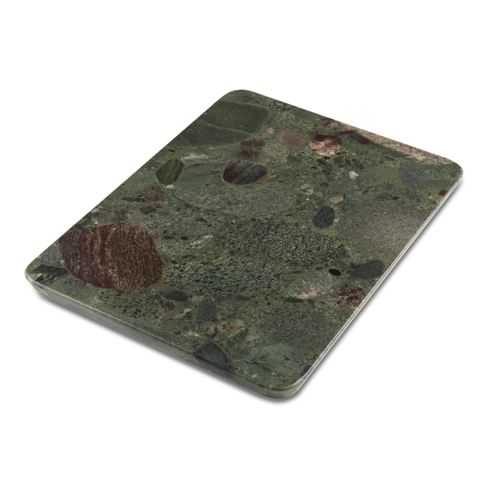 Koville Natural Granite Rectangle Pastry Board-Twister Green