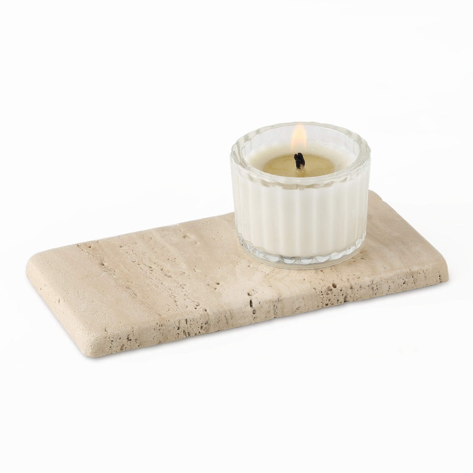 Rectangular Serving Tray - Travertine (Romano)