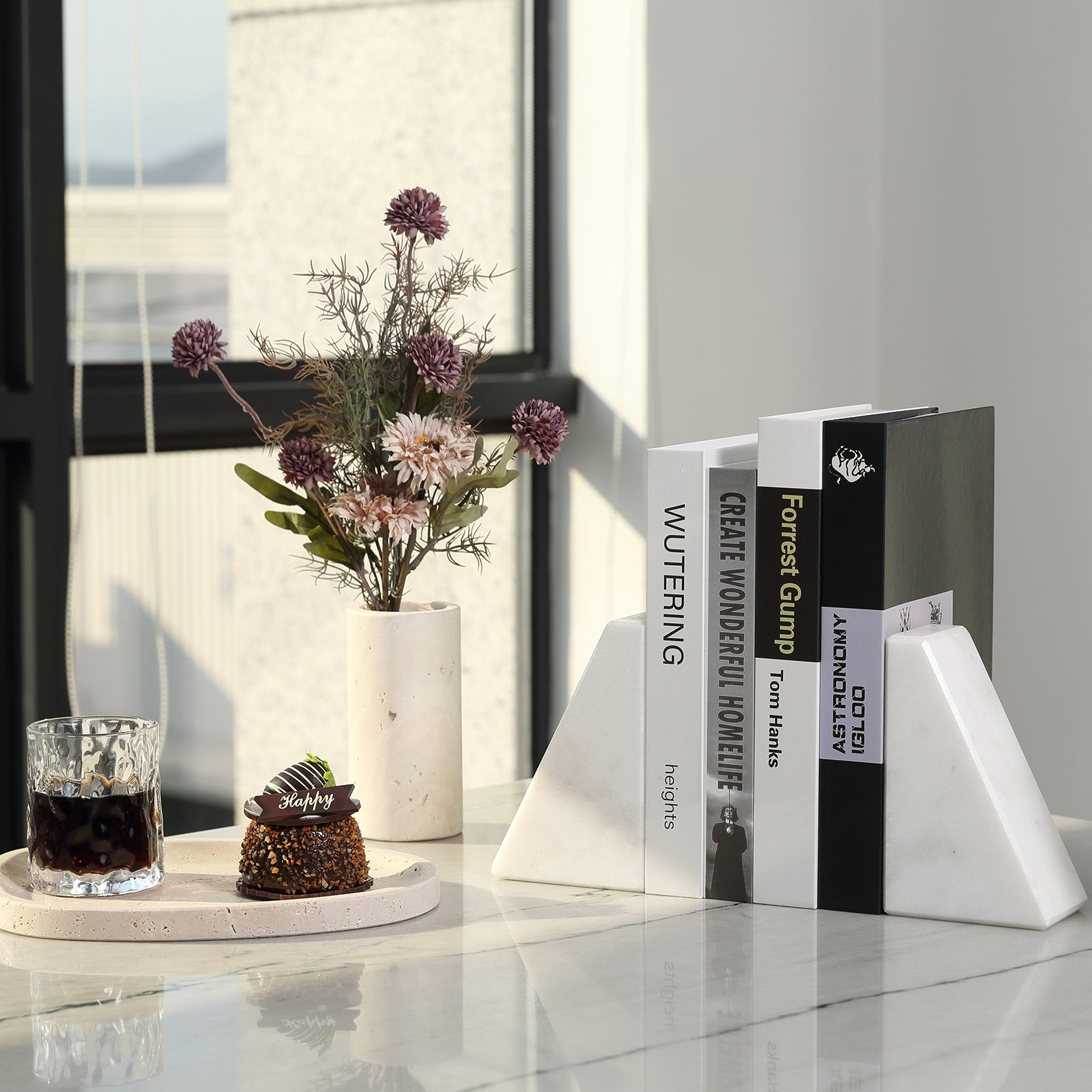 Trapezoid Bookends - Mabrle (Namib Fantasy)