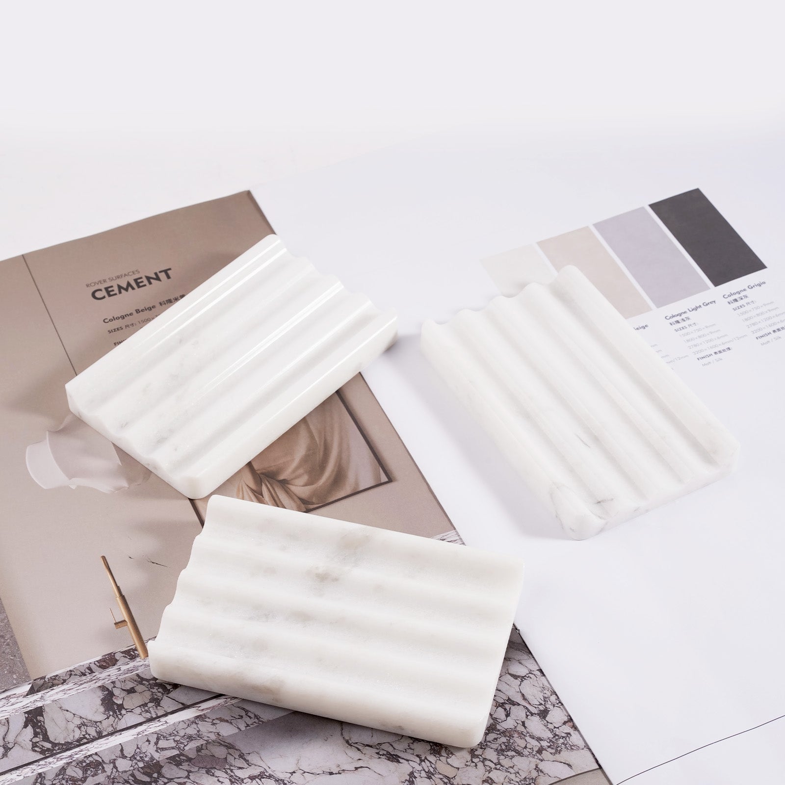 Soap Dish - Marble (Namib Fantasy)