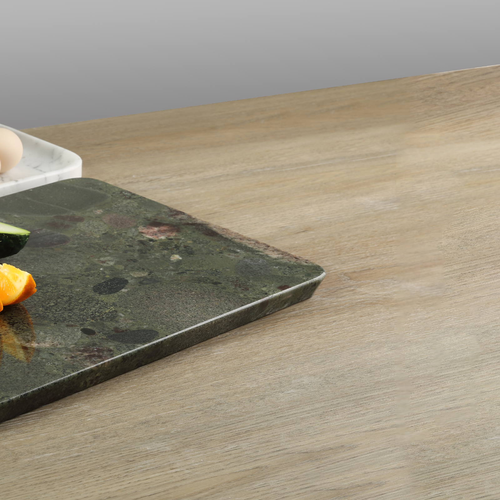 Koville Natural Granite Rectangle Pastry Board-Twister Green