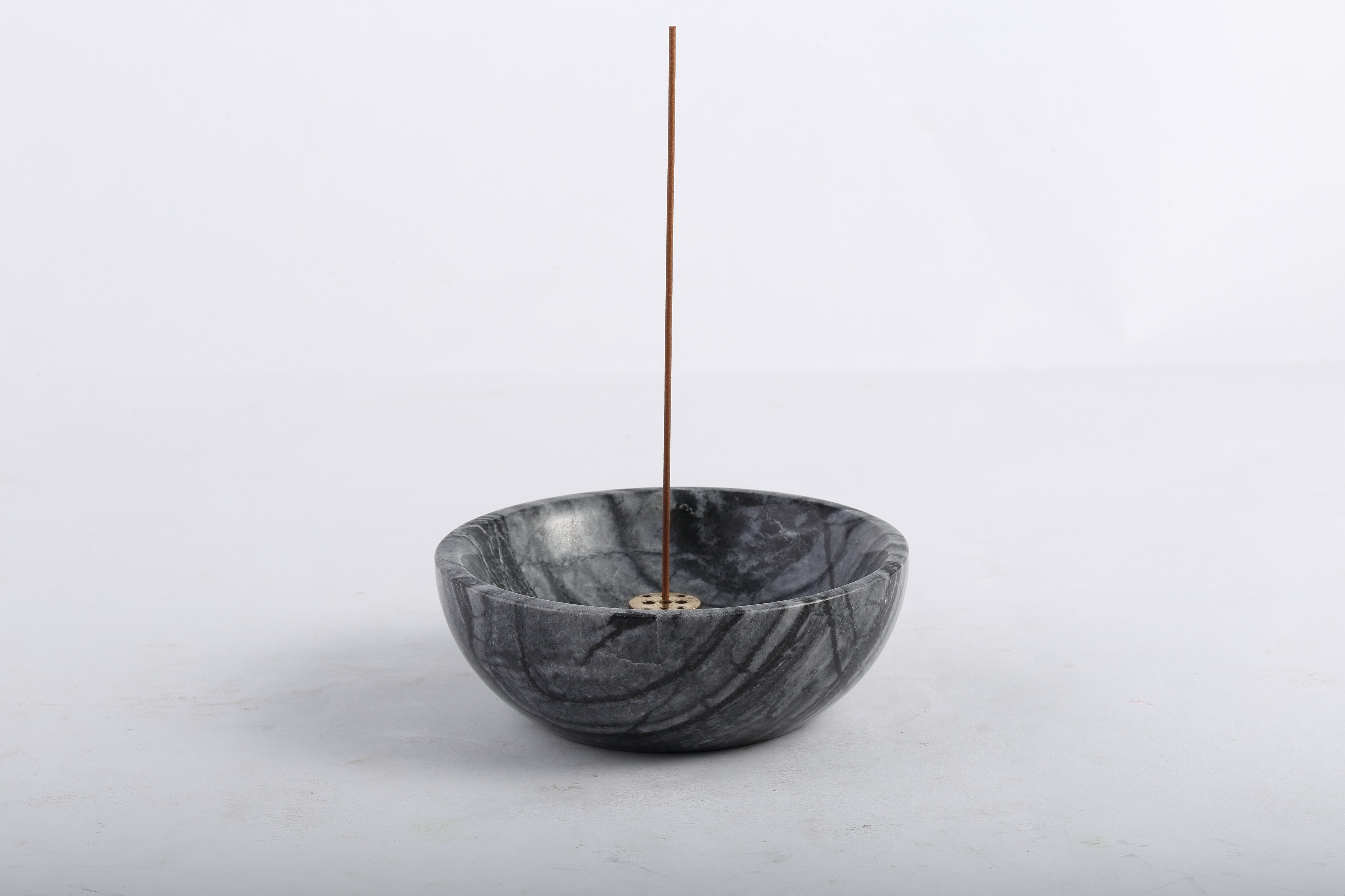 Koville Black Stone Incense Holders – The Essence of Minimal Elegance