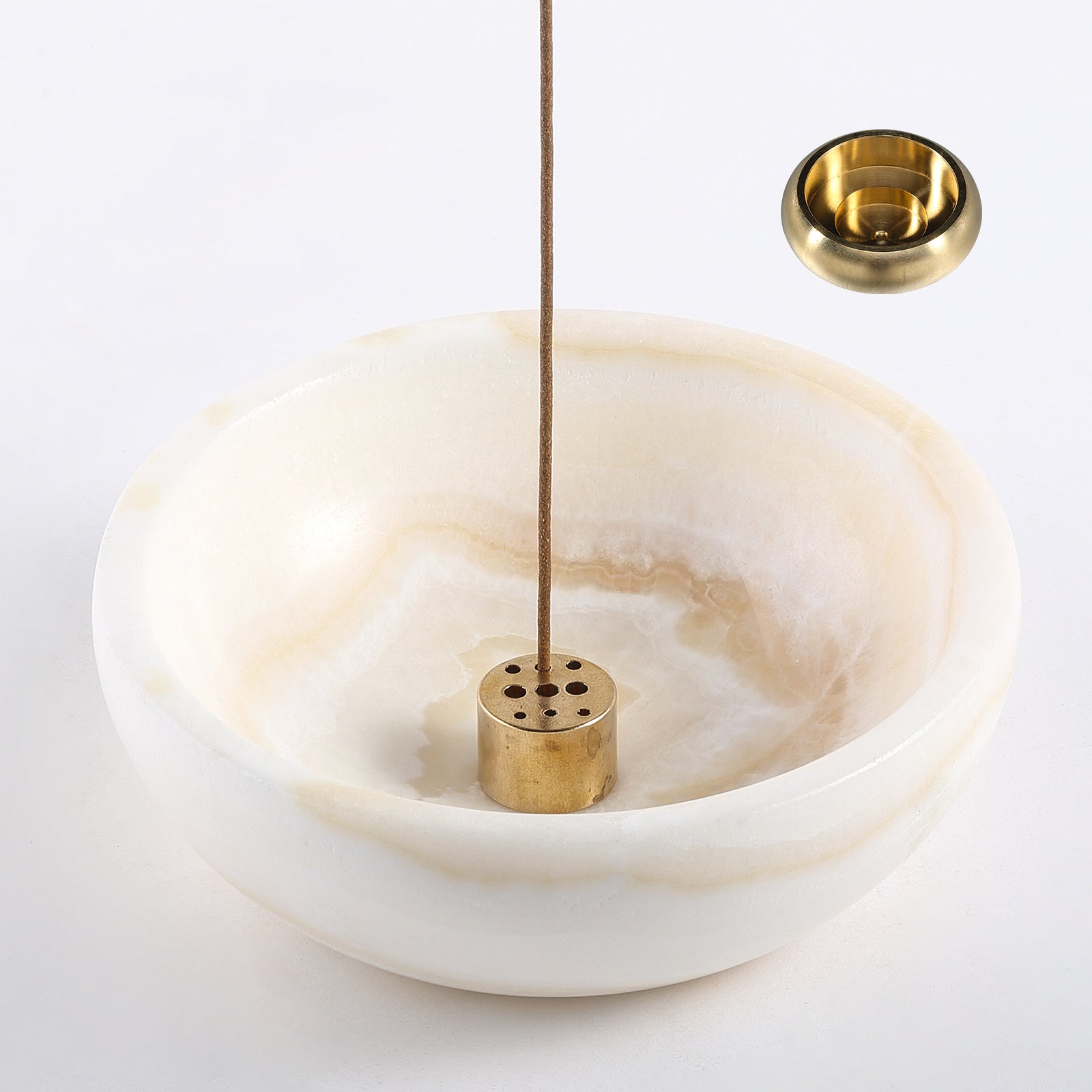 Koville White Incense Holders – Illuminating Elegant Spaces