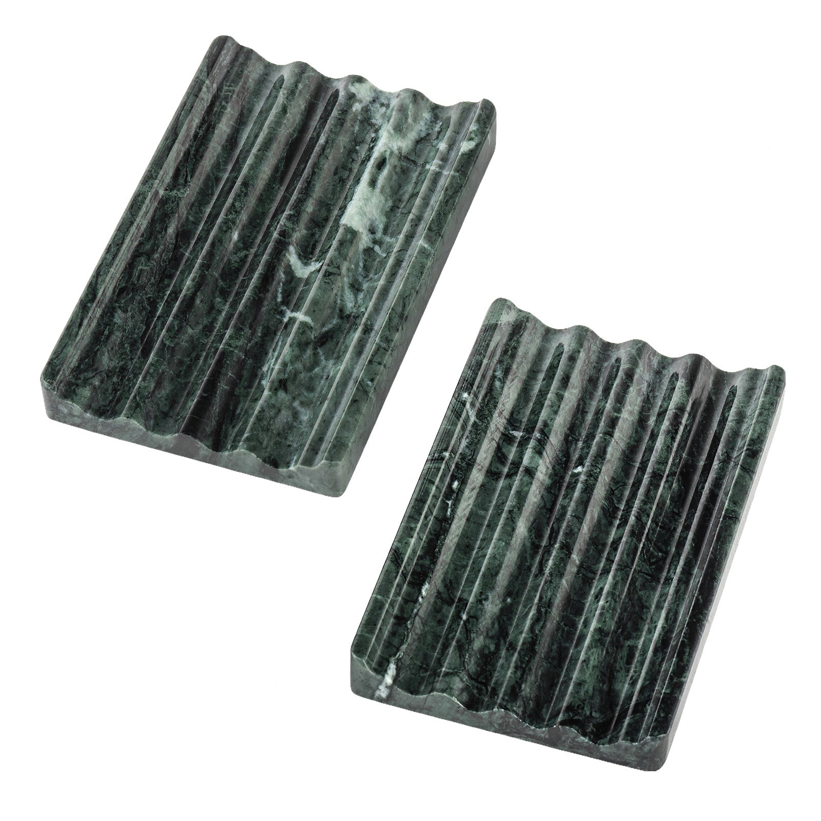 Soap Dish 2 Pcs - Marble (Verde Alpi)