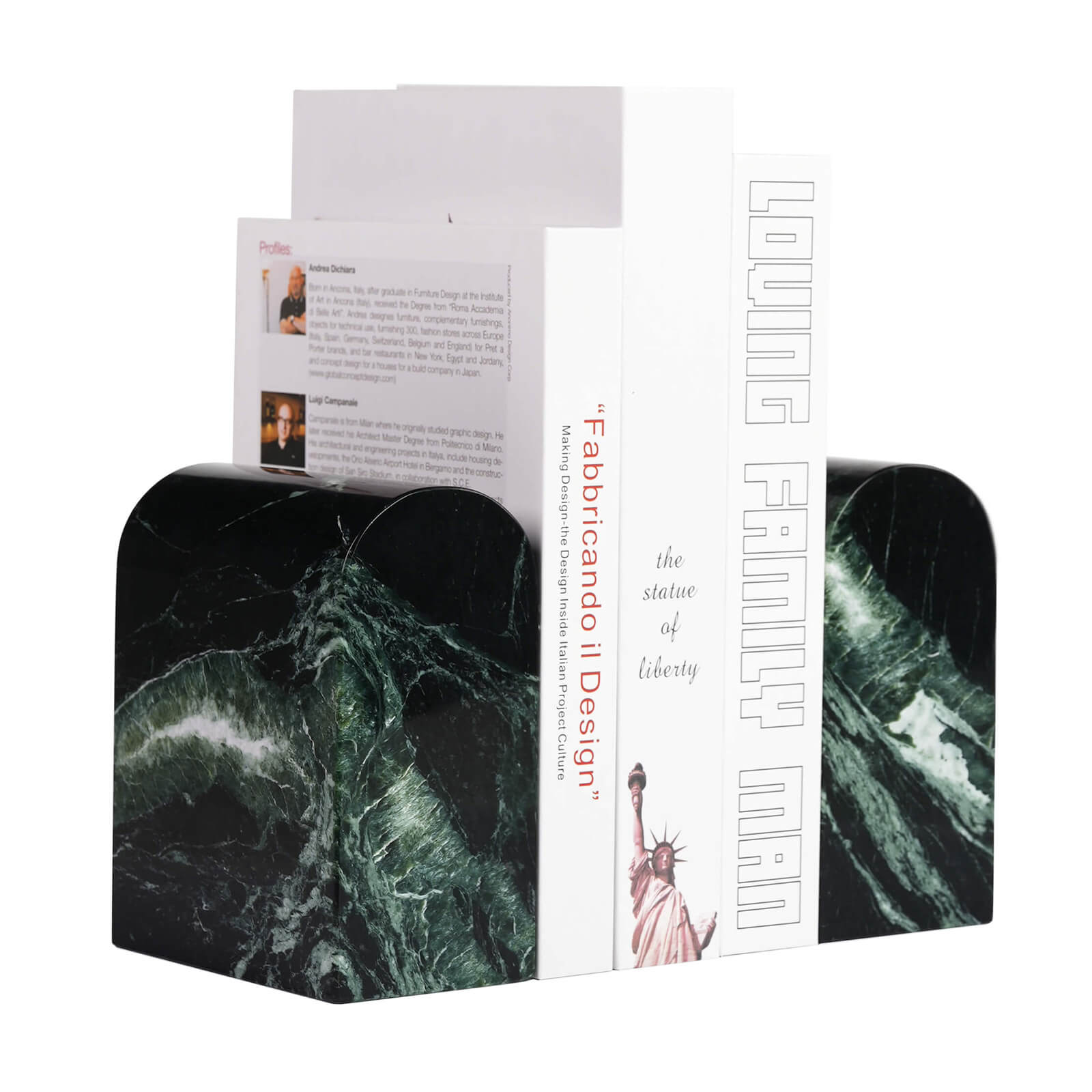 Koville-13lbs-Luxury-Marble-Bookends-Heavy-Duty-Book-Holders-Verde-Remeggiato