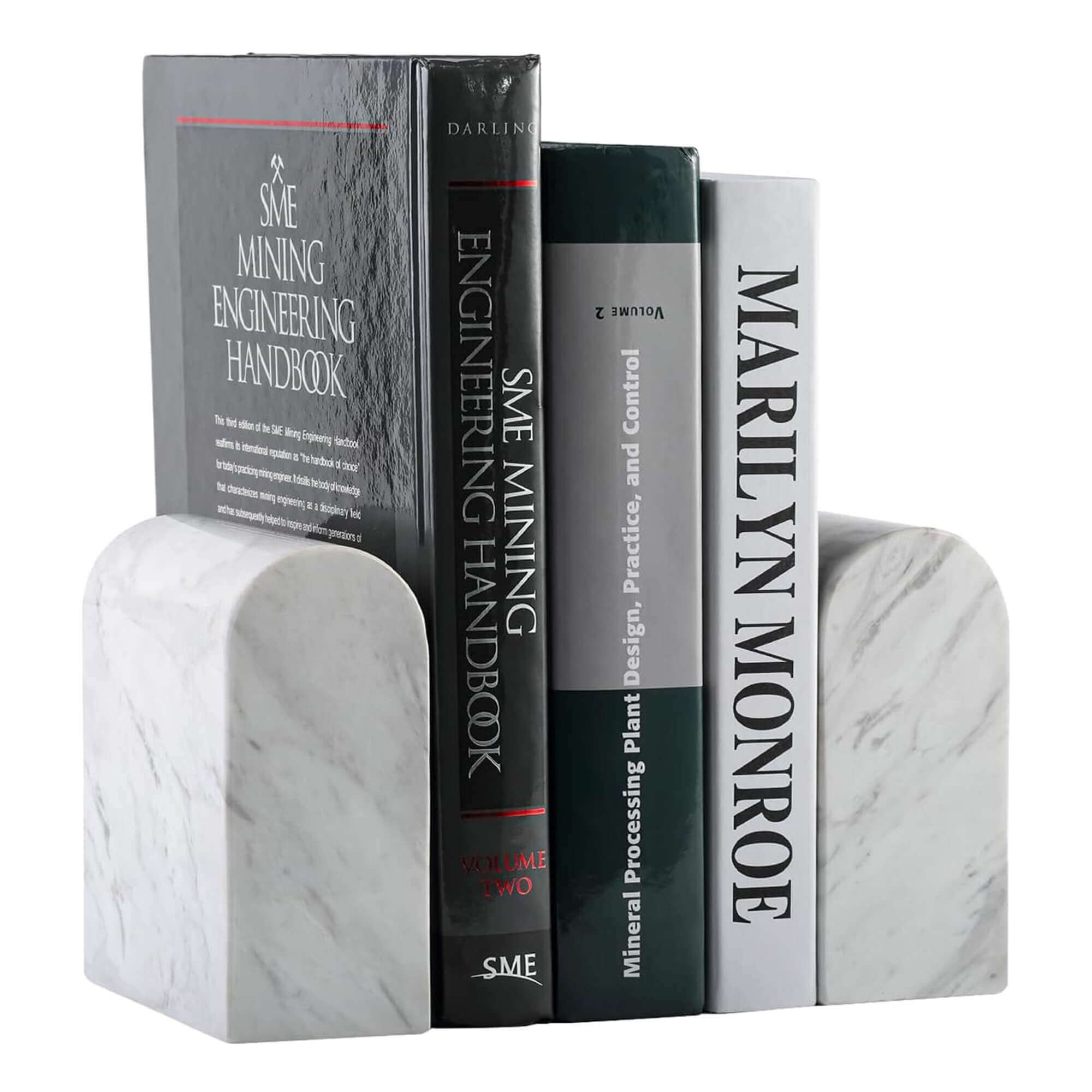 Koville-13lbs-Luxury-Marble-Bookends-Heavy-Duty-Book-Holders-Volakas