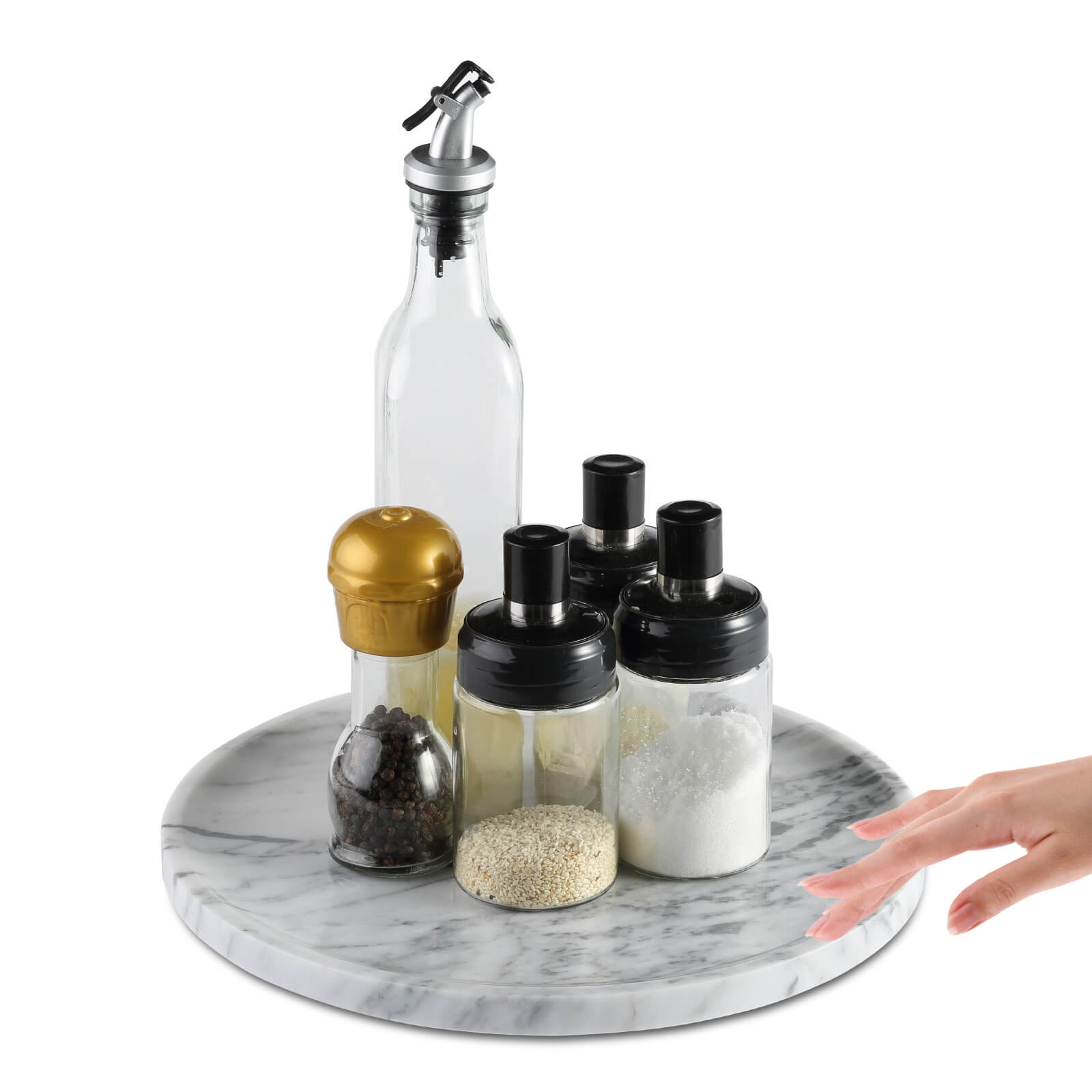 Koville-Lazy-Susan-Rotating-Turntable-Organizer-for-Kitchen-Arabescato