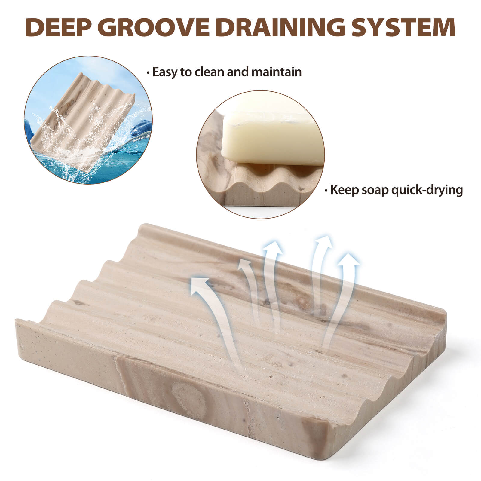 Soap Holder - Marble (Phalodi)