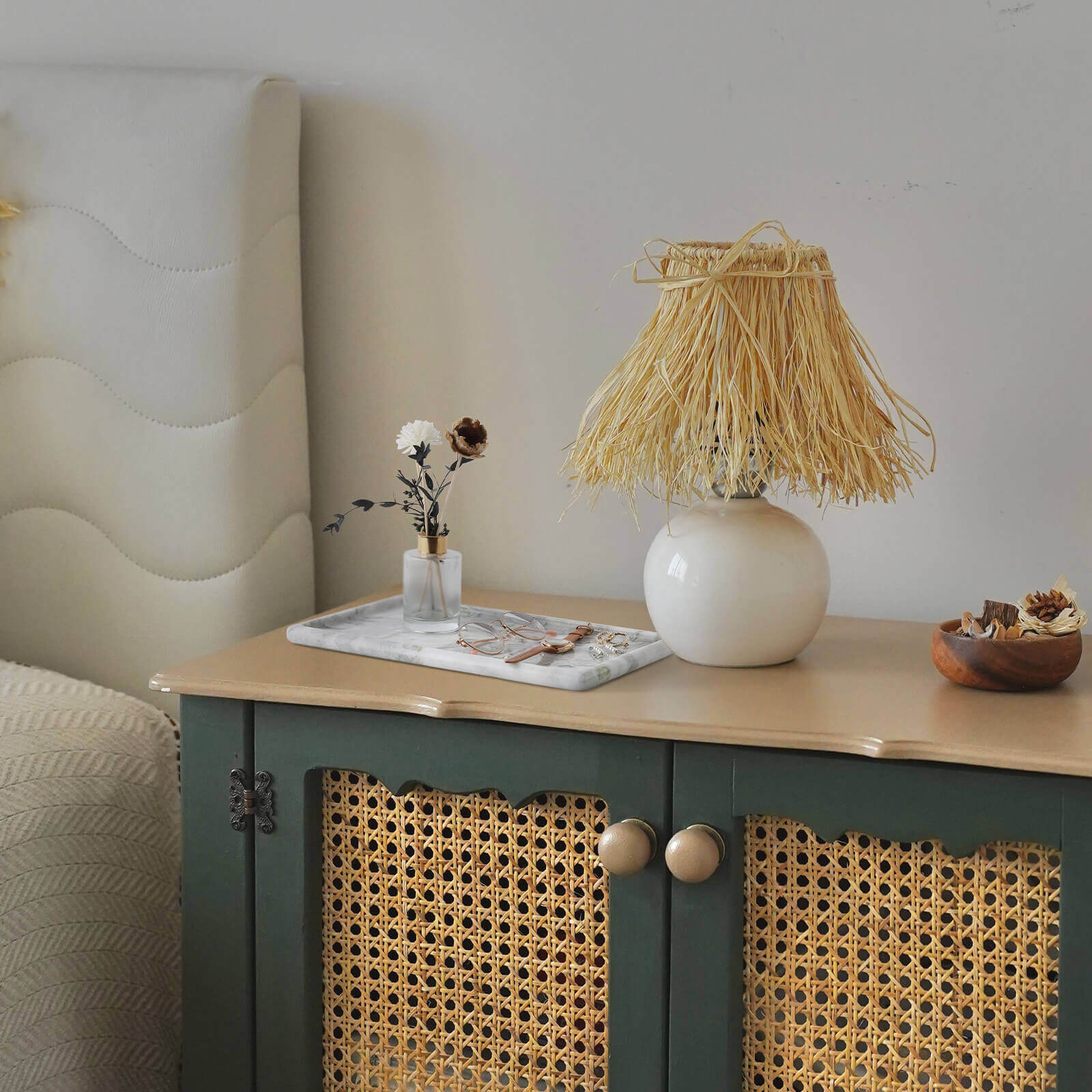 Koville-Luxury-Marble-Dresser-Tray-Bianco-Palomino-Elegant-Stone-Bathroom-Tray