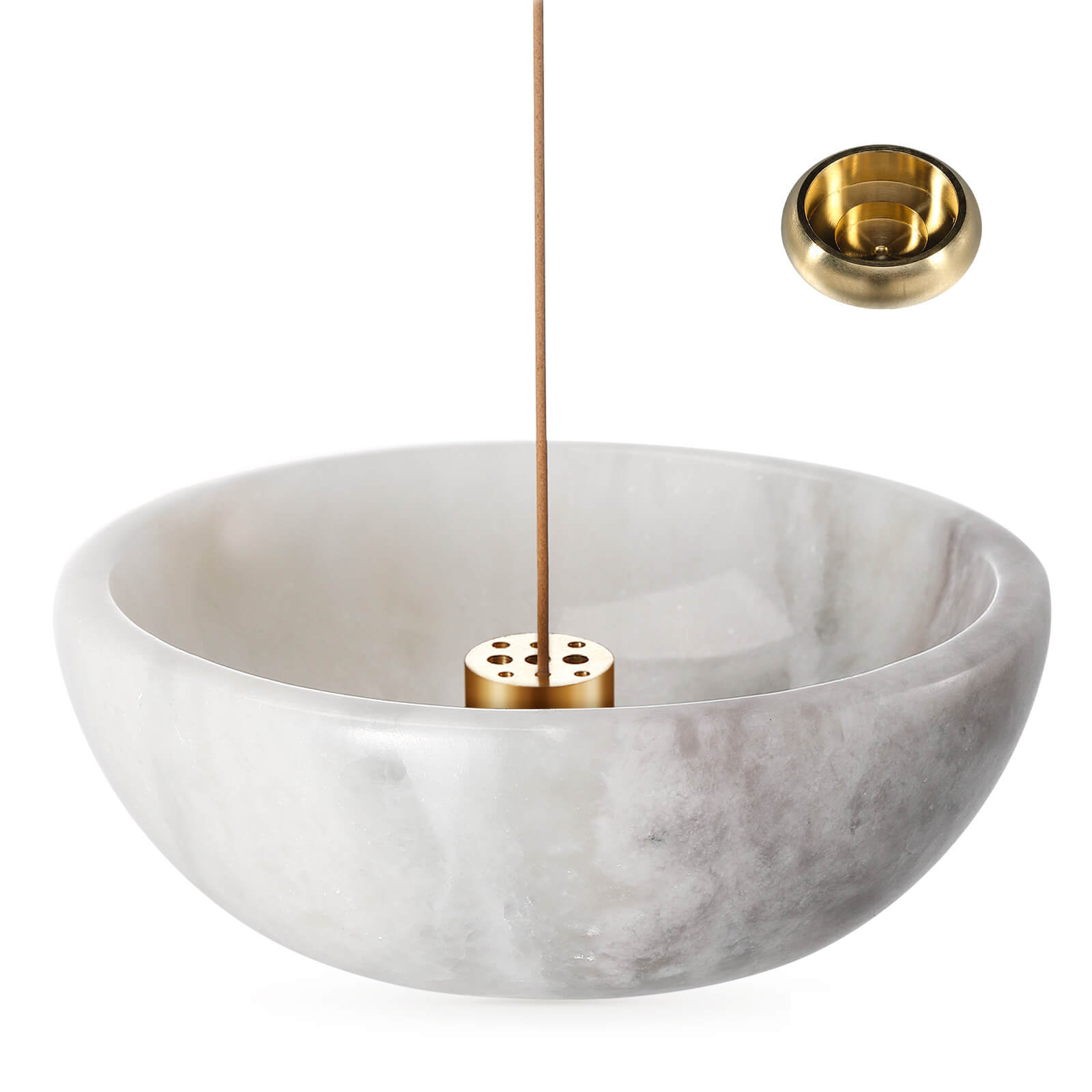 Incense Bowl - Marble (Grigio Fantasy)