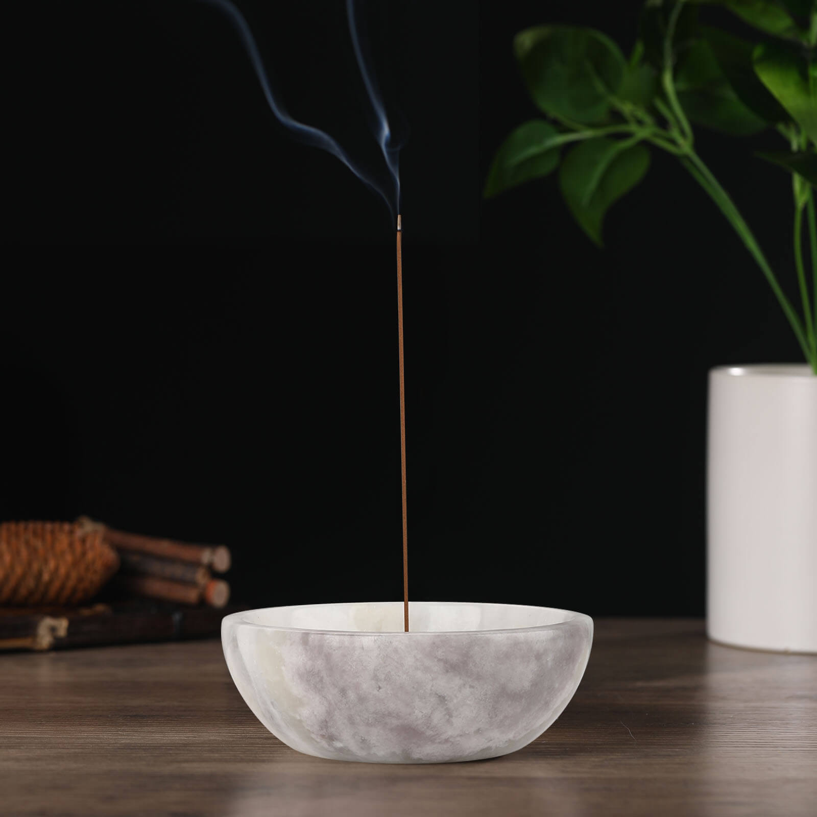 Incense Bowl - Marble (Grigio Fantasy)