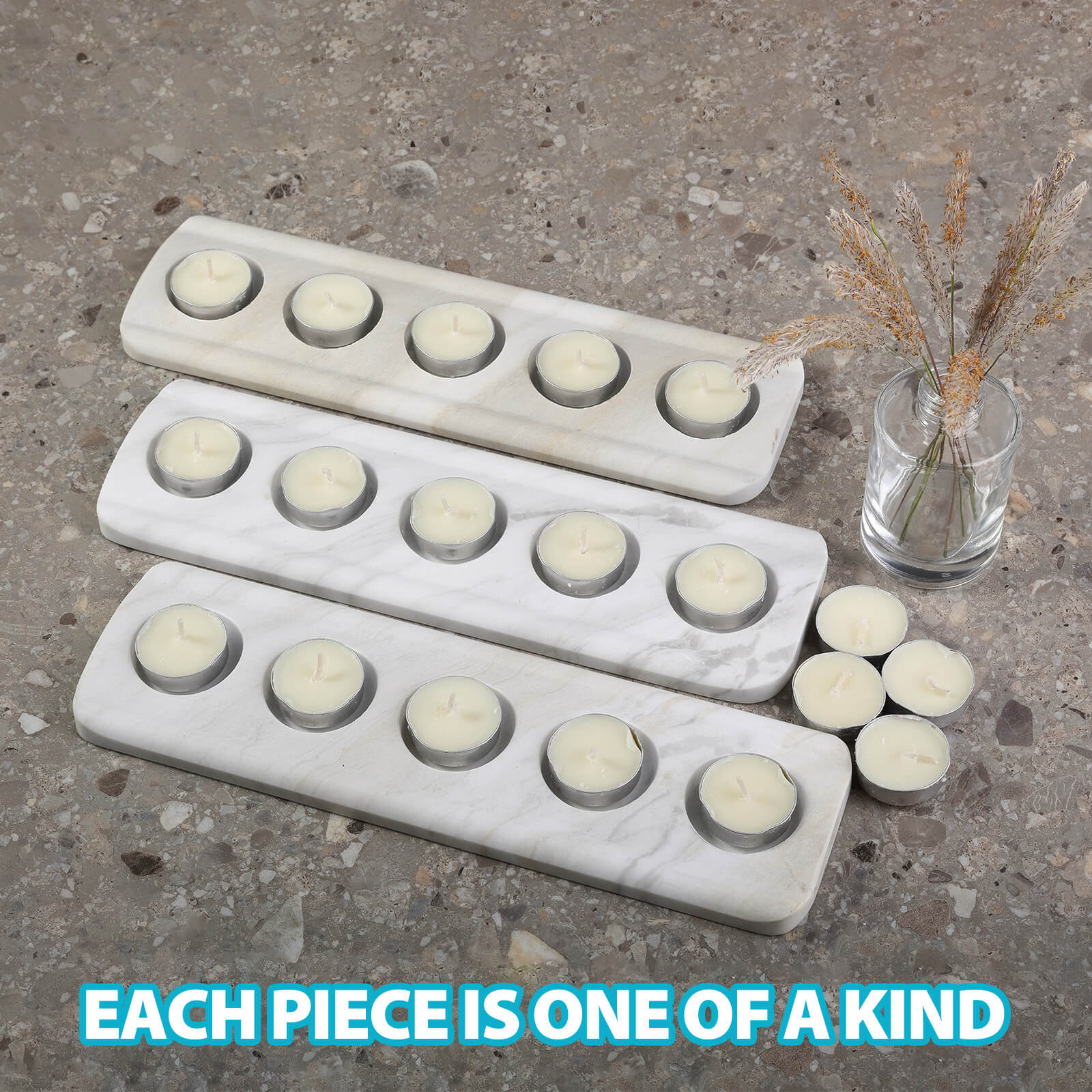 Koville-Natural-Marble-5-Holes-Tealight-Candle-Holder-Agiax