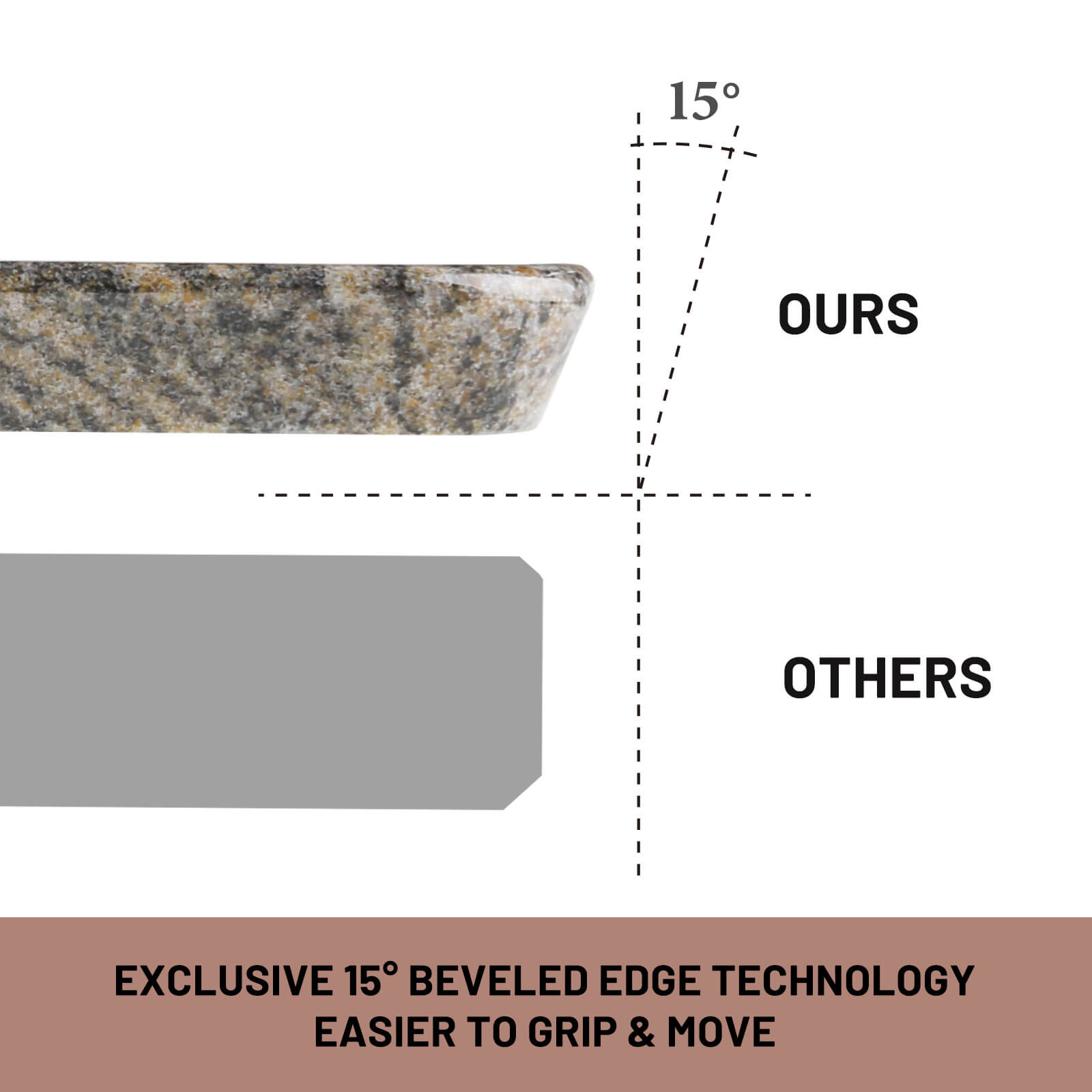 Cutting Board Medium - Granite (Paradiso)