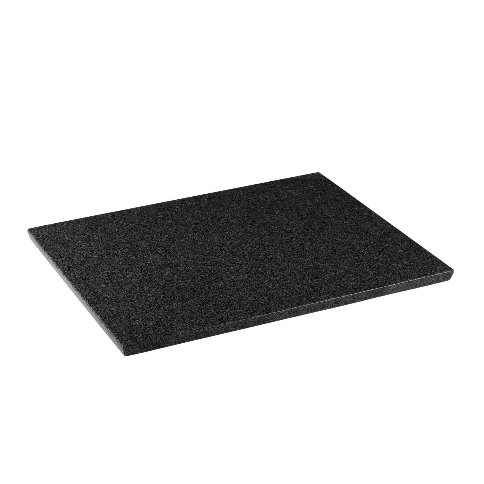 Koville Nature Granite Cutting Board 20x16in Sesame Black Granite Slab