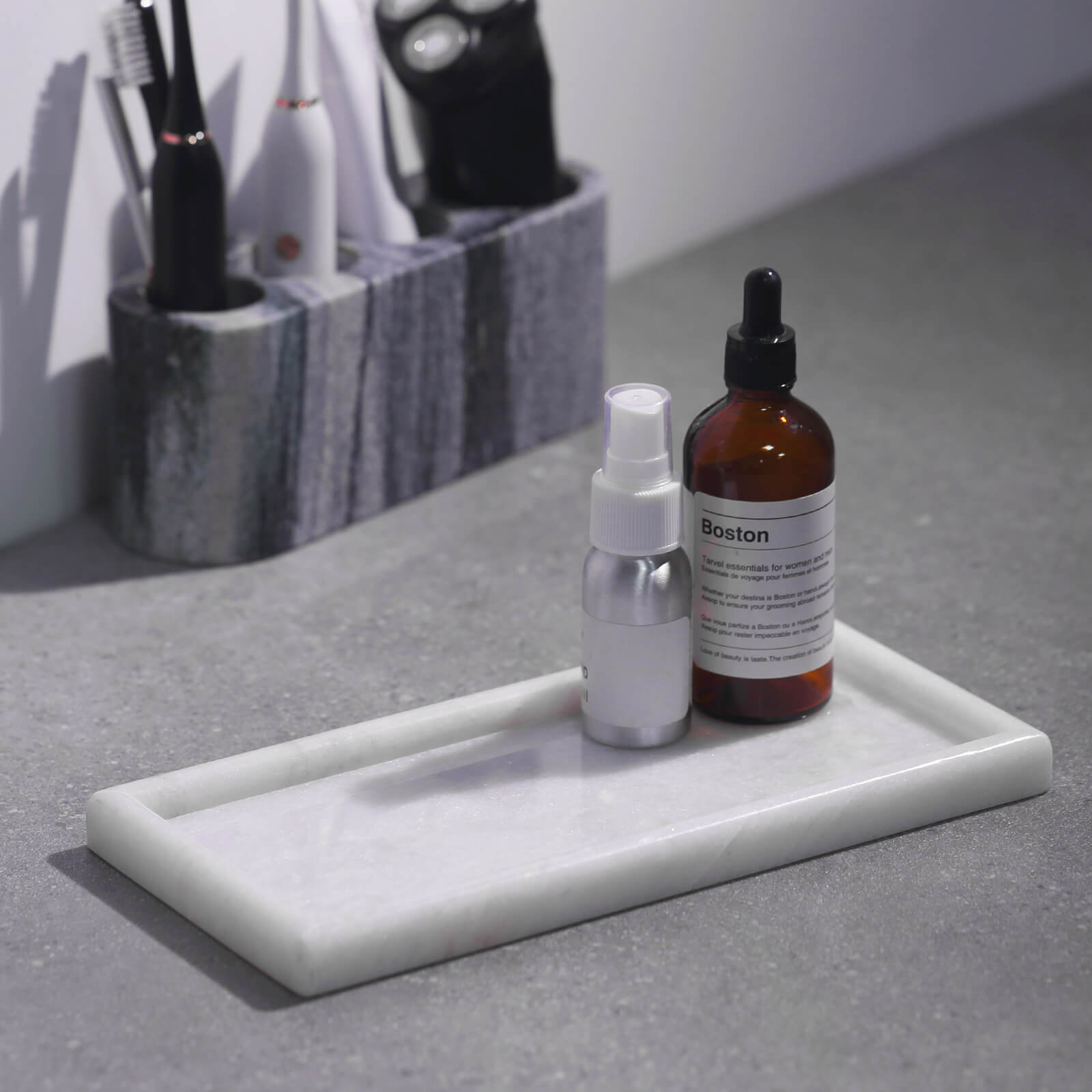 Koville-Rectangular-Marble-Tray-Namib-Fantasy-10x5-Decor-for-Bathroom