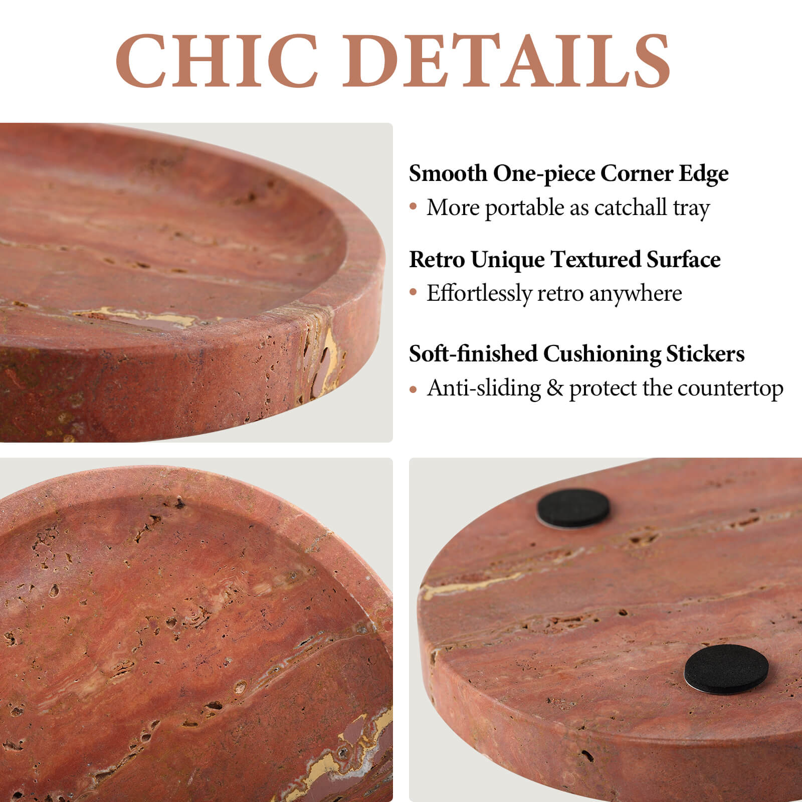 Koville-Travertine-Oval-Tray-12-Decorative-Vanity-Tray-Red-Travertine