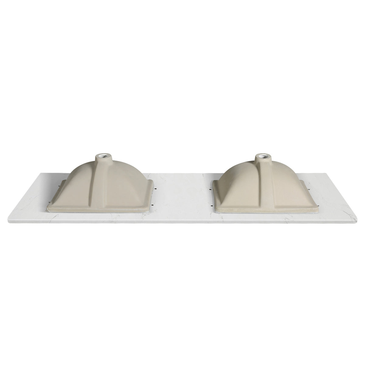 Koville Natural Stone Vanity Top in Bianco Swan