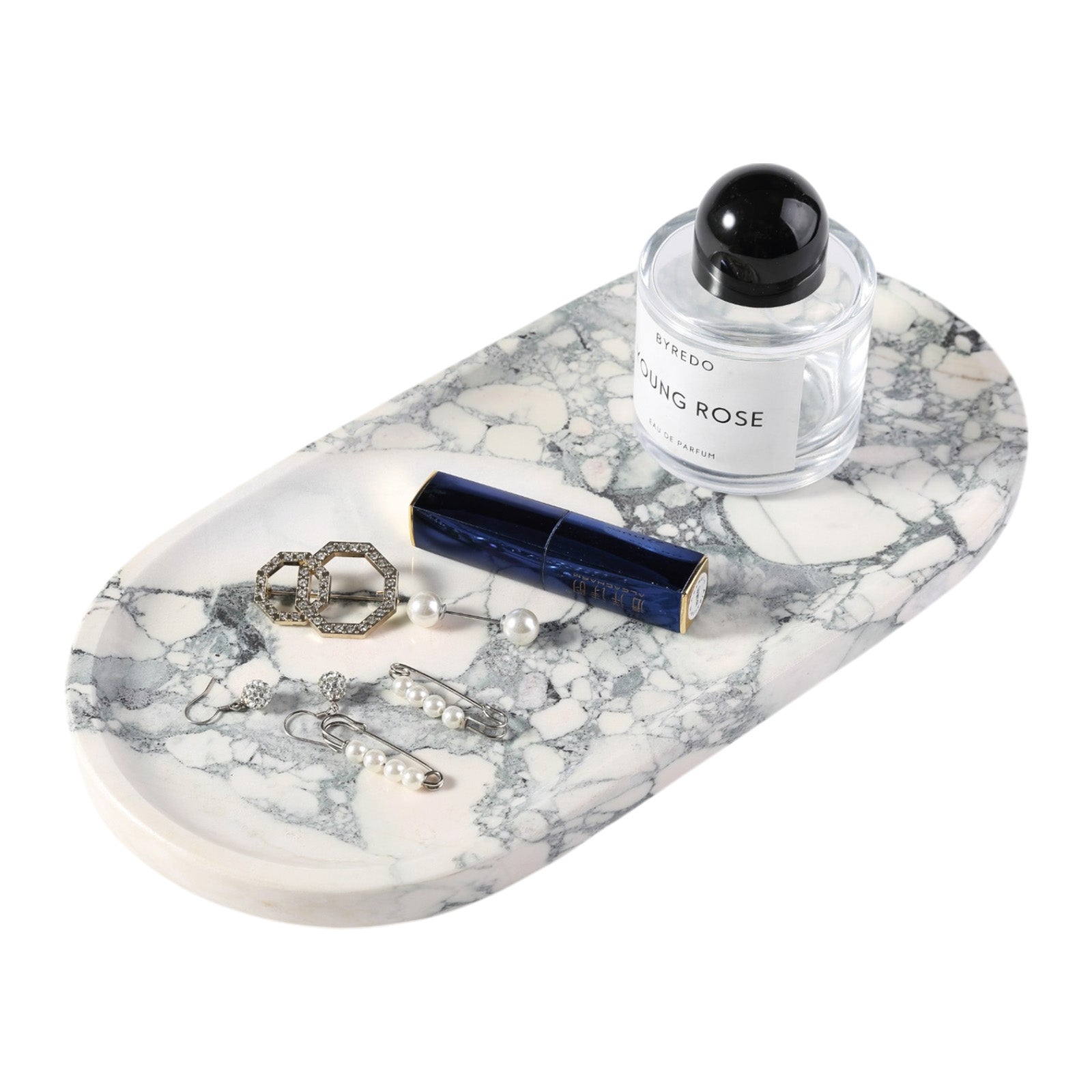 Koville natural stone runway storage tray, 305 x 152 mm