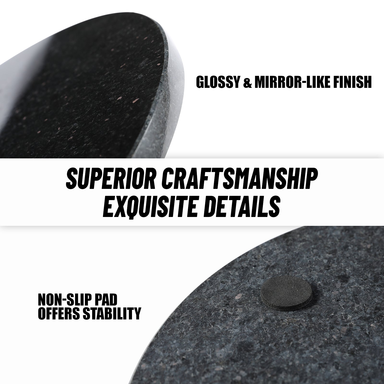 Koville round natural stone pastry board - Koville_Granite_Pastry_Board_-_round_D_280_Black_Galaxy_34.jpg