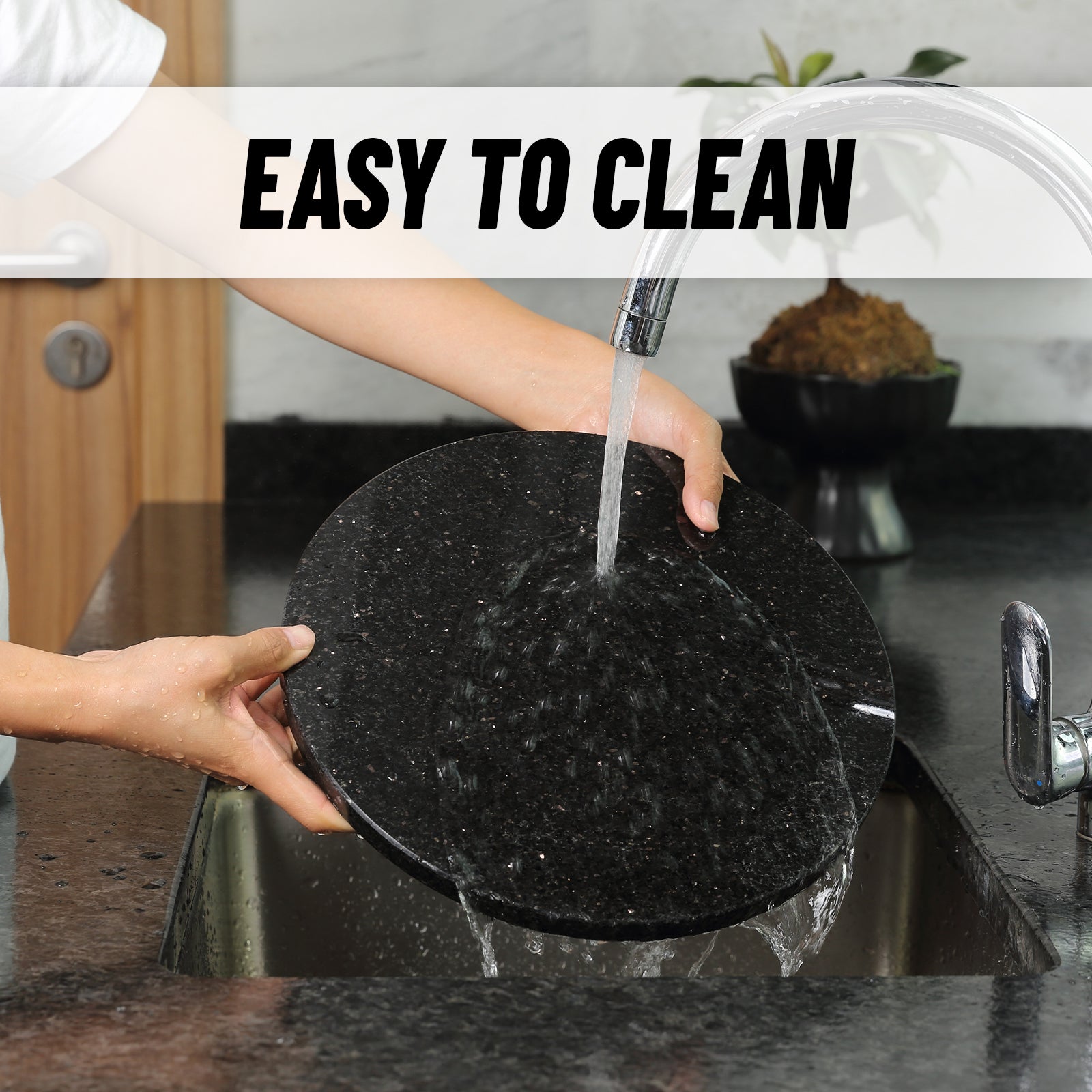 Koville round natural stone pastry board - Koville_Granite_Pastry_Board_-_round_D_280_Black_Galaxy_38.jpg