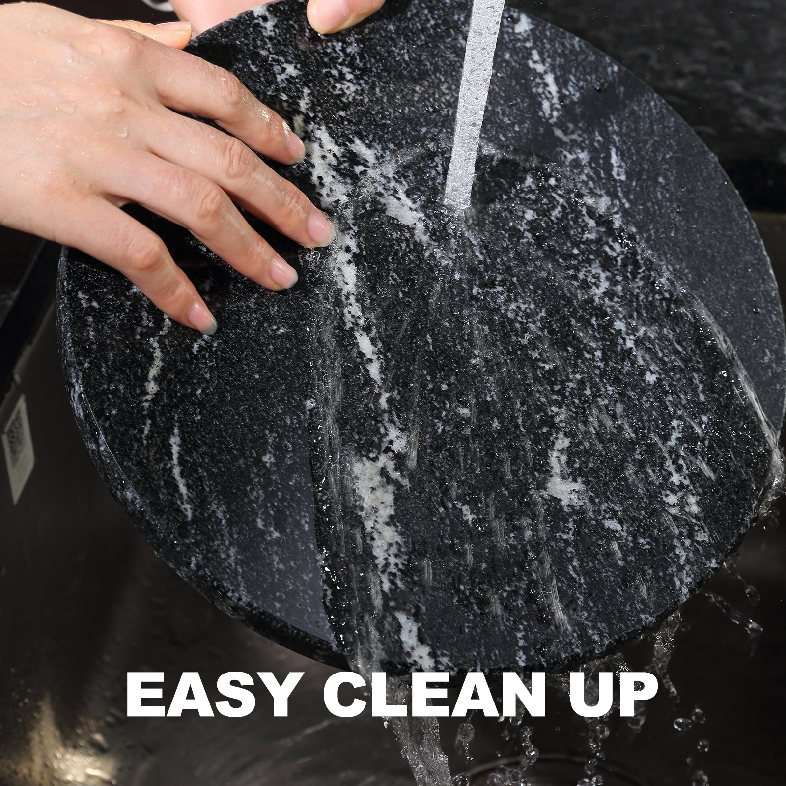 Koville round natural stone pastry board - Koville_Granite_Pastry_Board_-_round_D_280_Via_Lactea_5.png