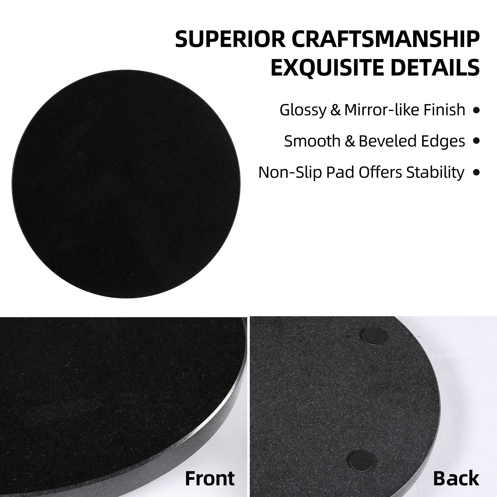 Koville round natural stone pastry board - Koville_Granite_Pastry_Board_-_round_D_280_Zimbabwe_Black_3.jpg