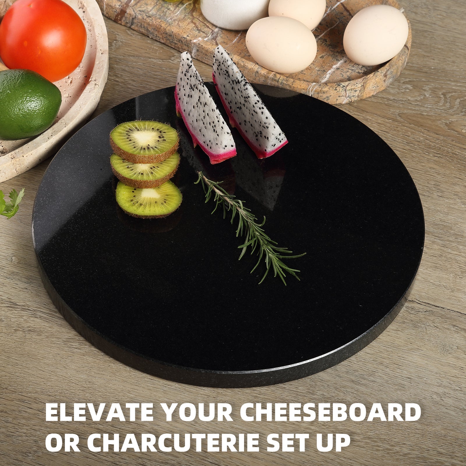 Koville round natural stone pastry board - Koville_Granite_Pastry_Board_-_round_D_280_Zimbabwe_Black_4.jpg