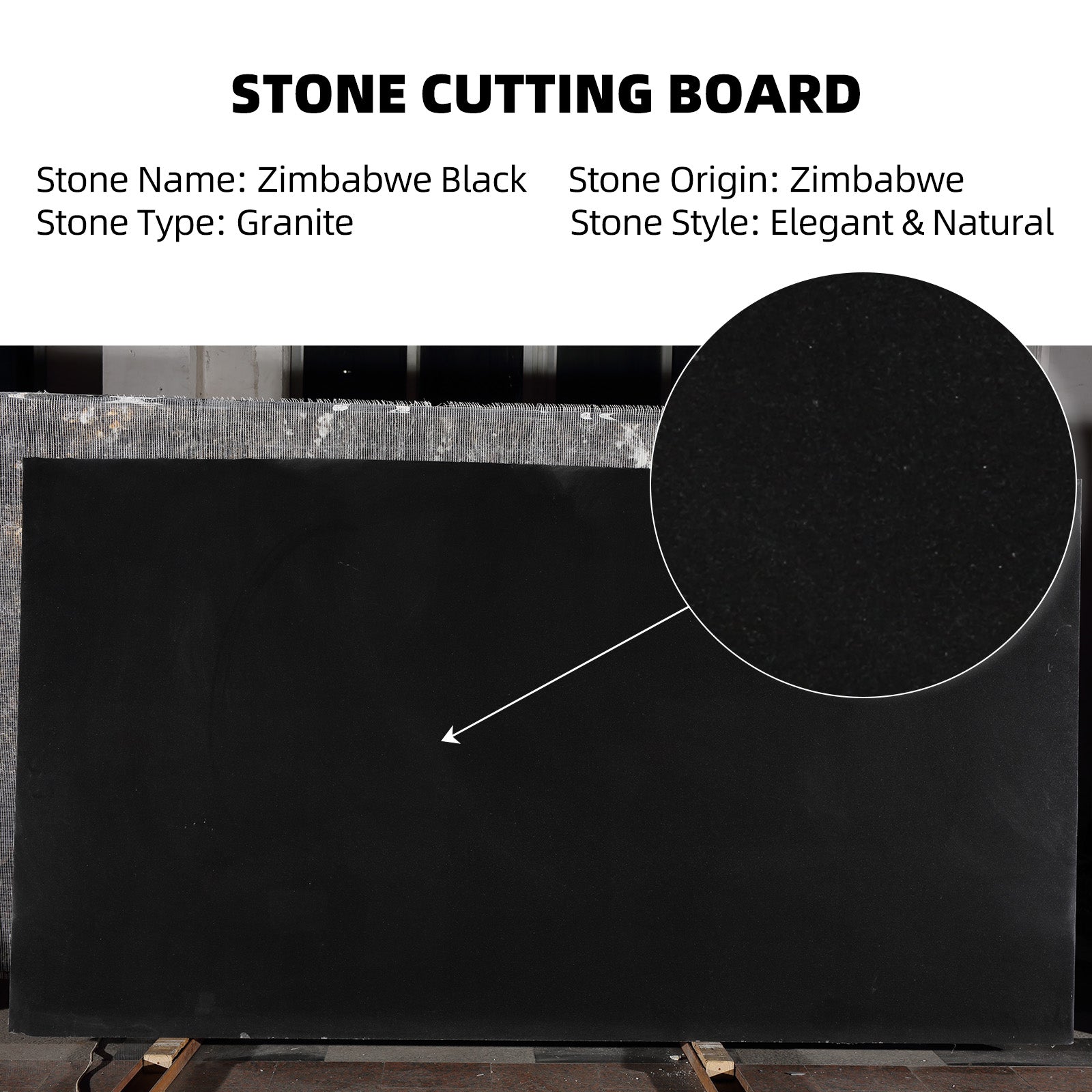 Koville round natural stone pastry board - Koville_Granite_Pastry_Board_-_round_D_280_Zimbabwe_Black_7.jpg