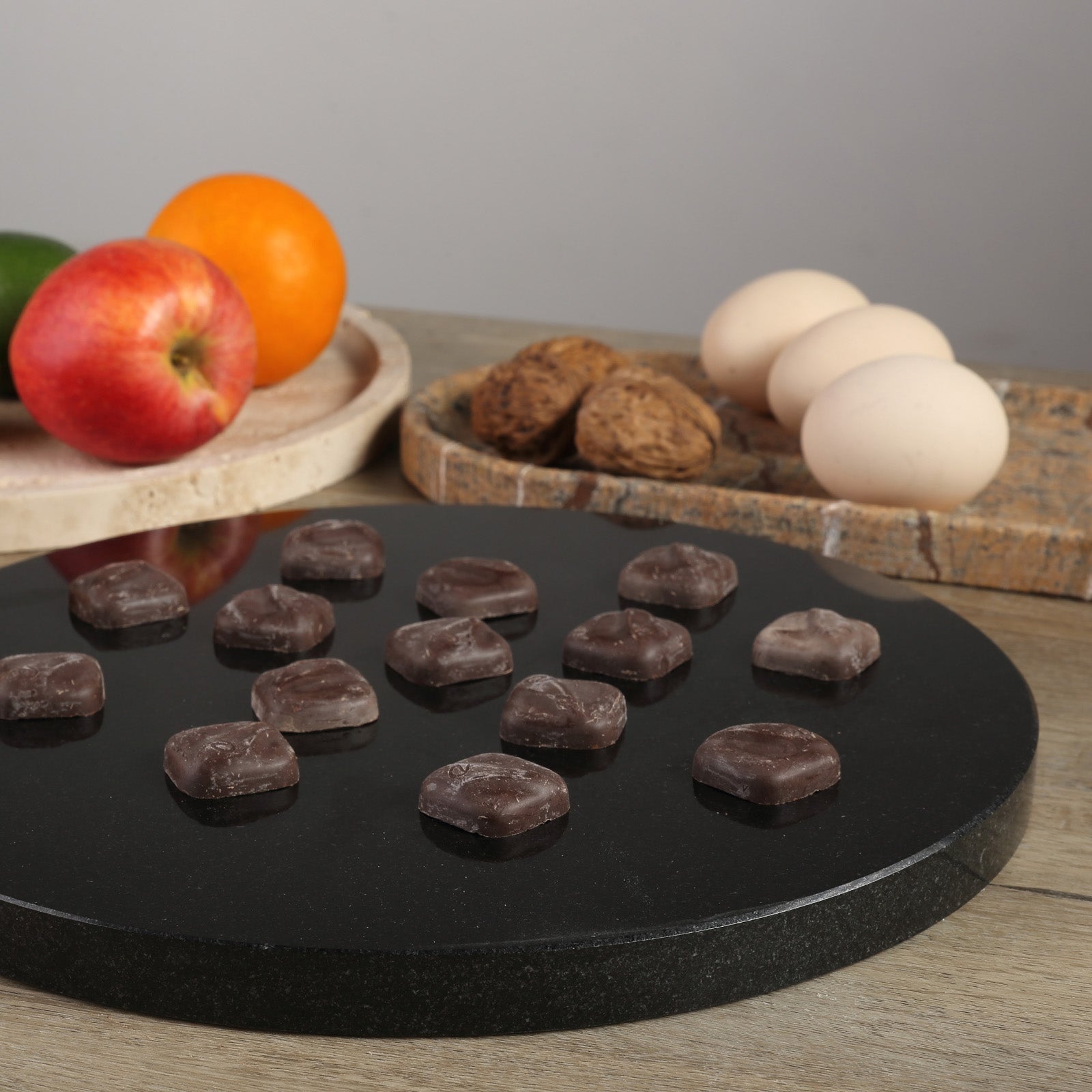 Koville round natural stone pastry board - Koville_Granite_Pastry_Board_-_round_D_280_Zimbabwe_Black_9.jpg