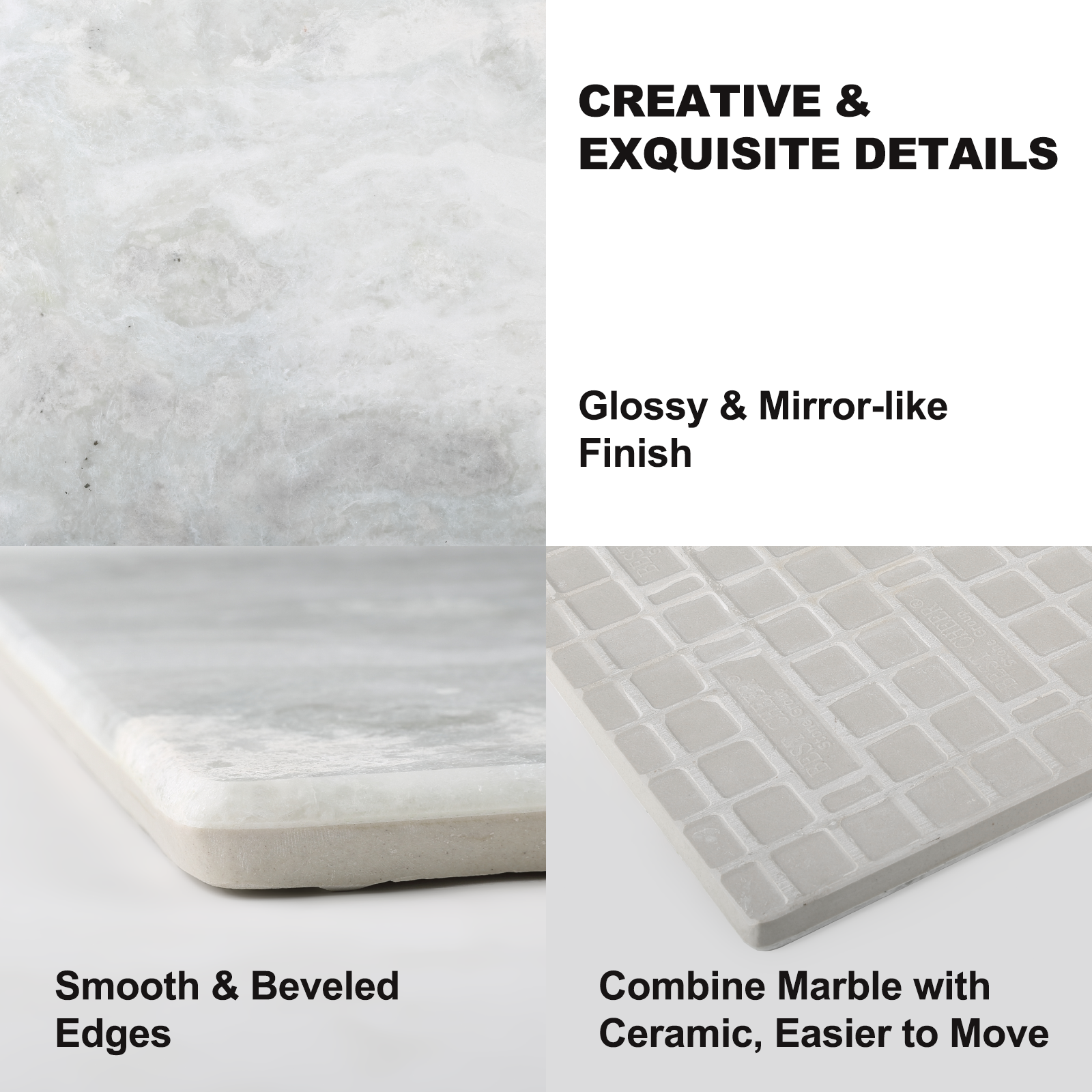 Koville natural stone pastry board in Namib Fantasy