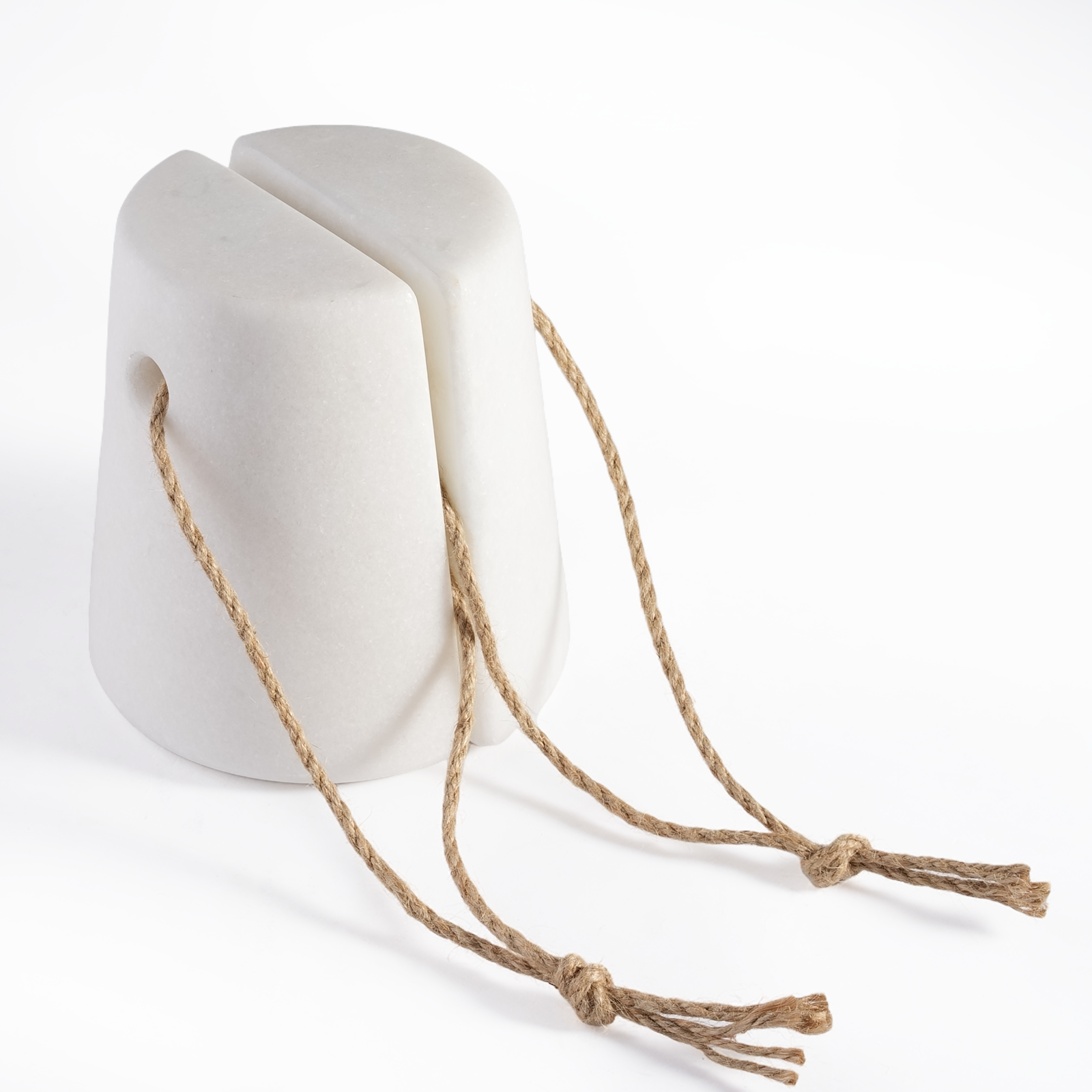 Koville Natural Marble Door Stopper for Interior Doors in Namib Fantasy - product presentation