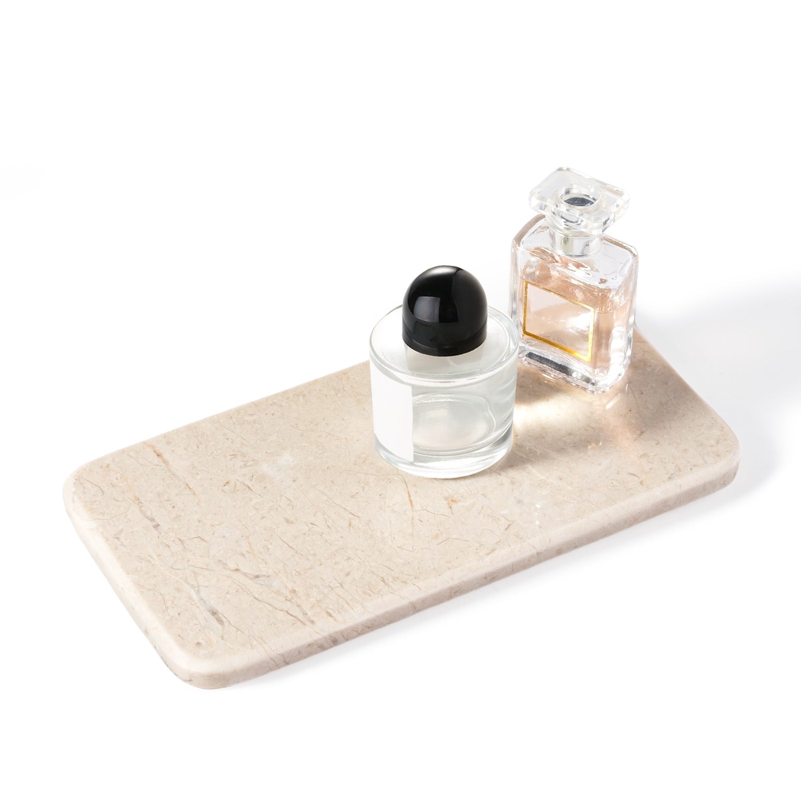 Koville Natural Stone Display Bases in Crema Beige, product view 1