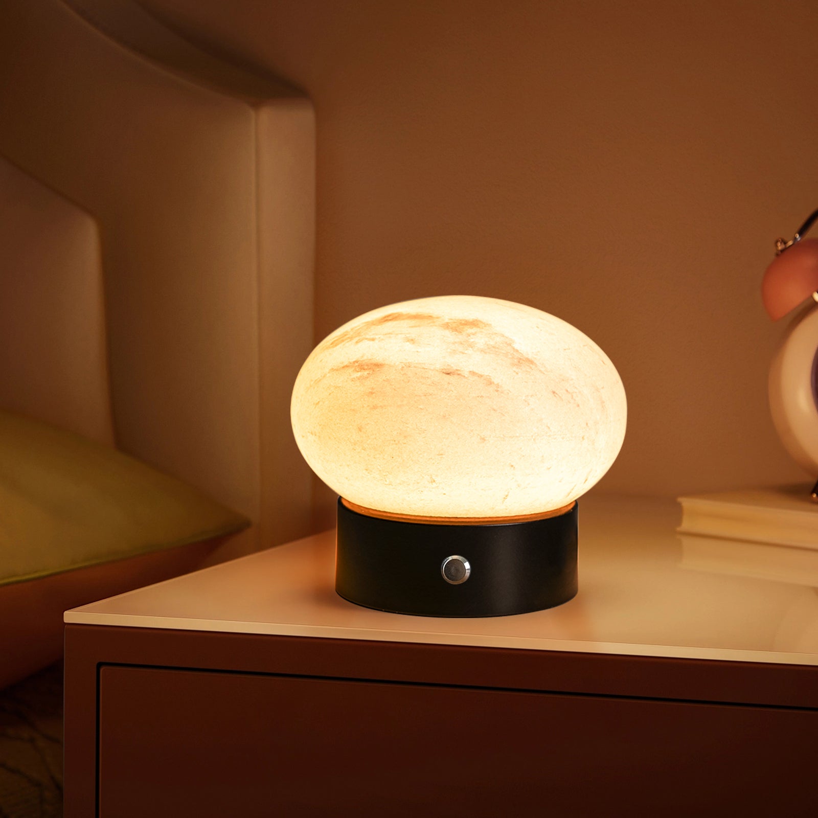 Koville natural stone table lamp in Namib Fantasy