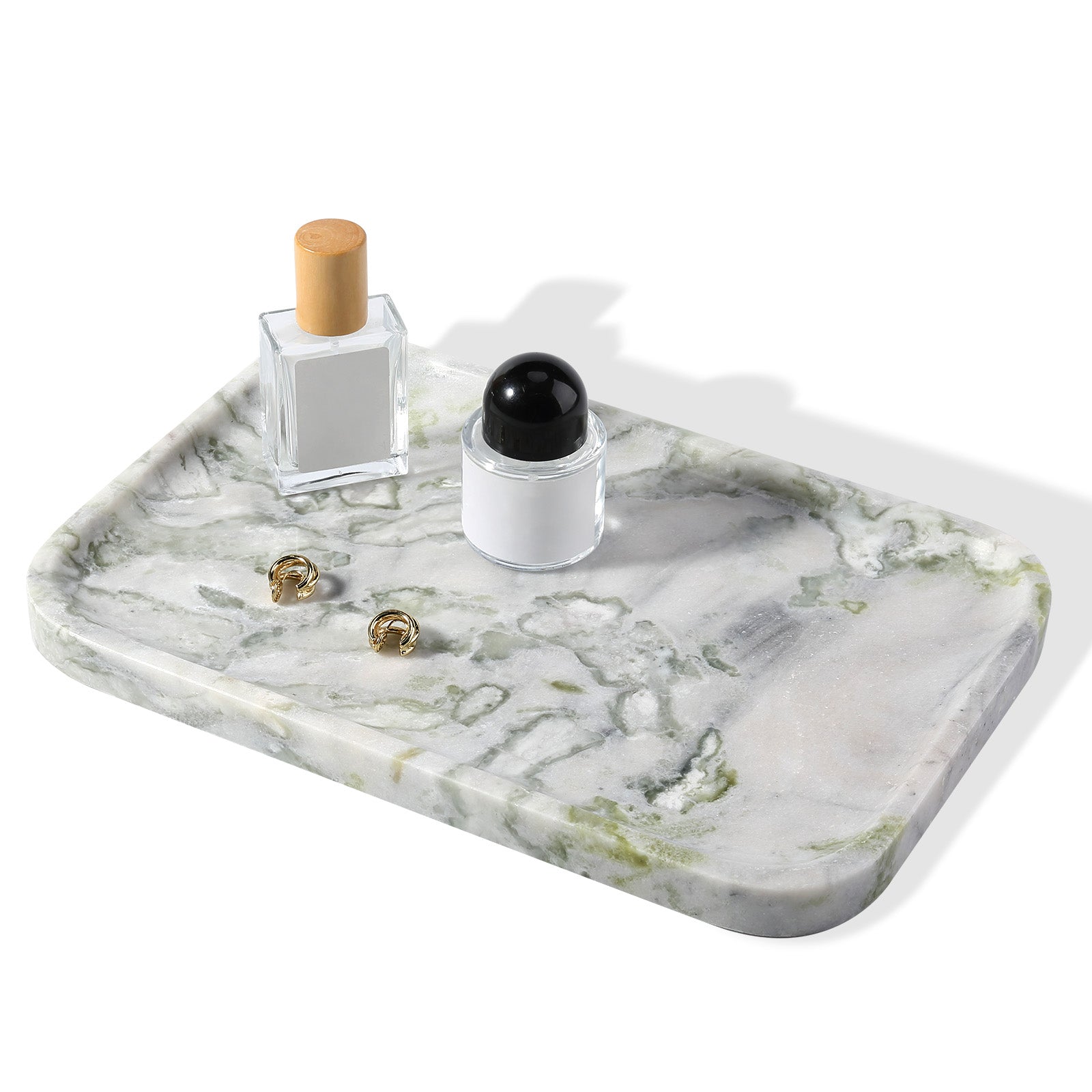 Koville Natural Stone One-Piece Square Trays in Bianco Palomino, product view 89