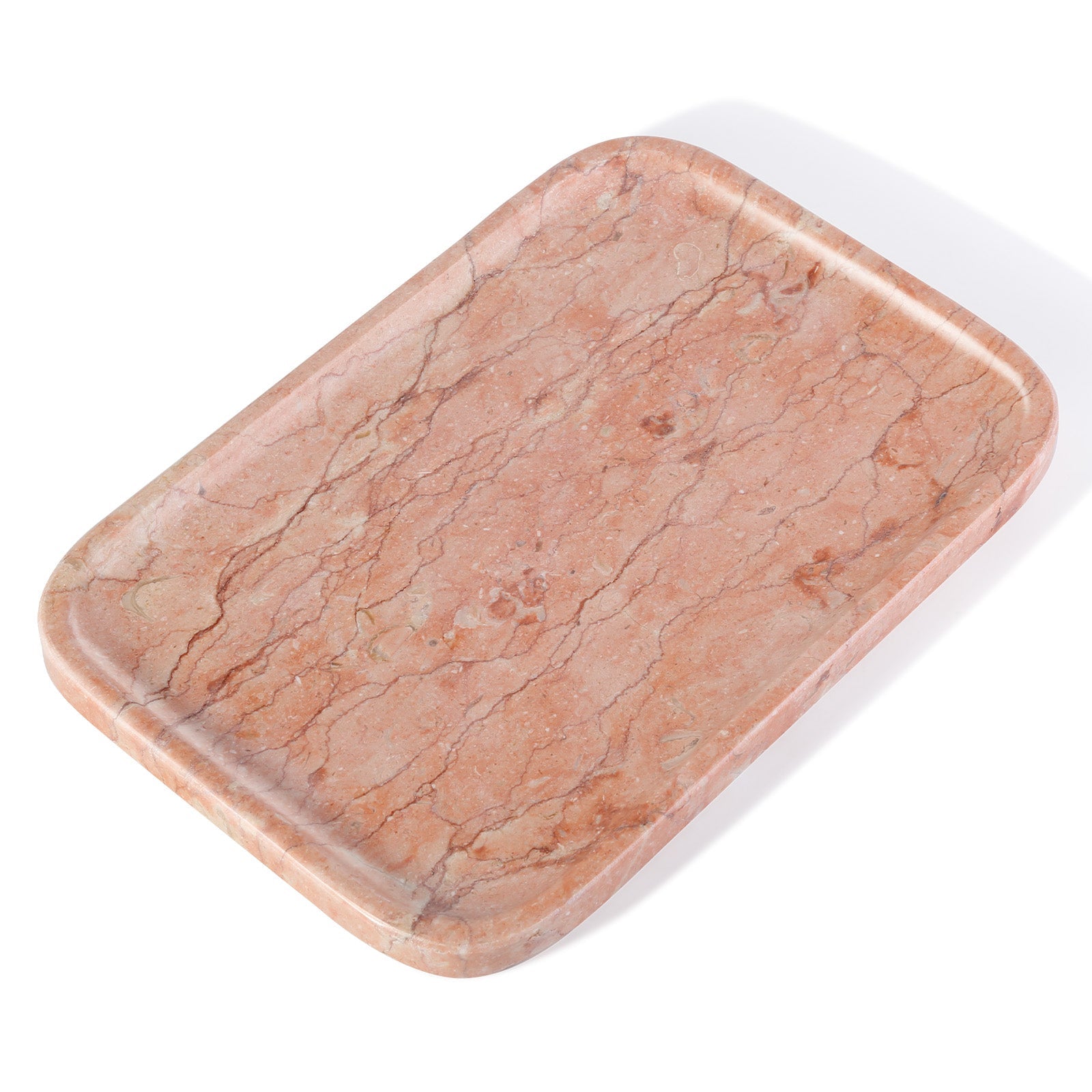 Koville Natural Stone One-Piece Square Trays in Spring Rose, product view 157