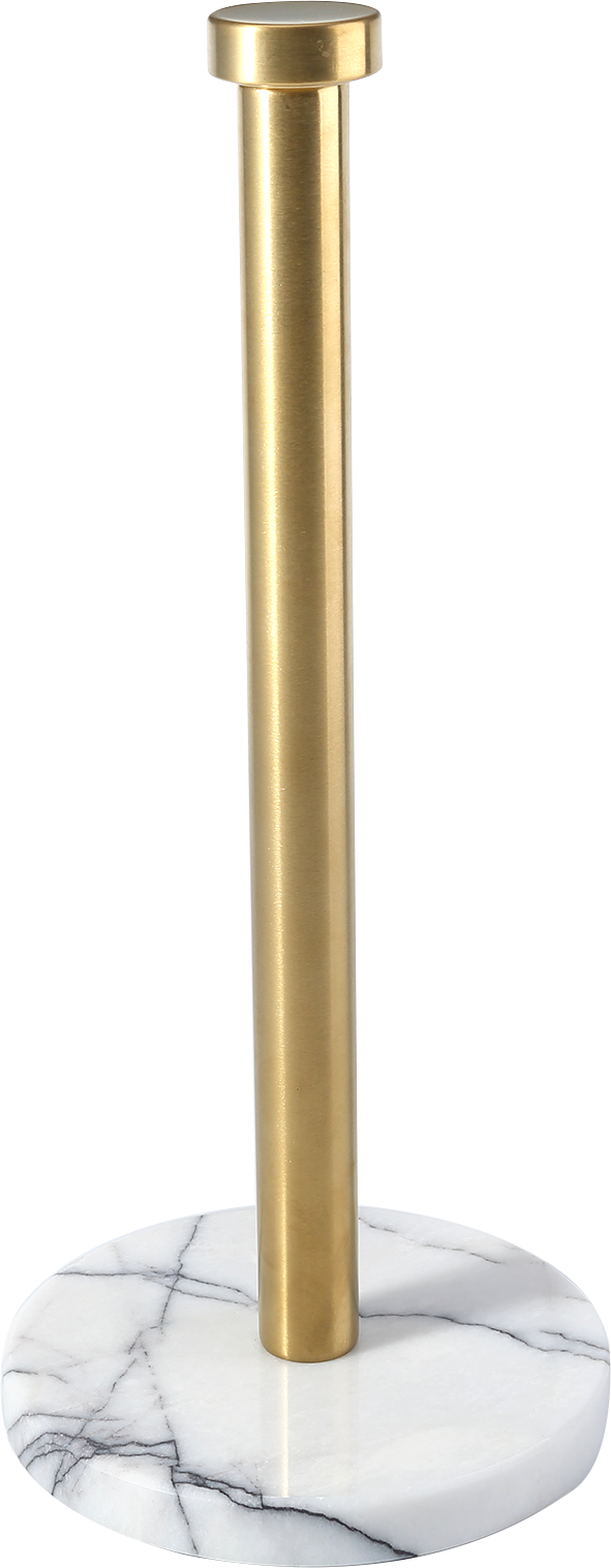 Koville purple paper towel holder in natural stone