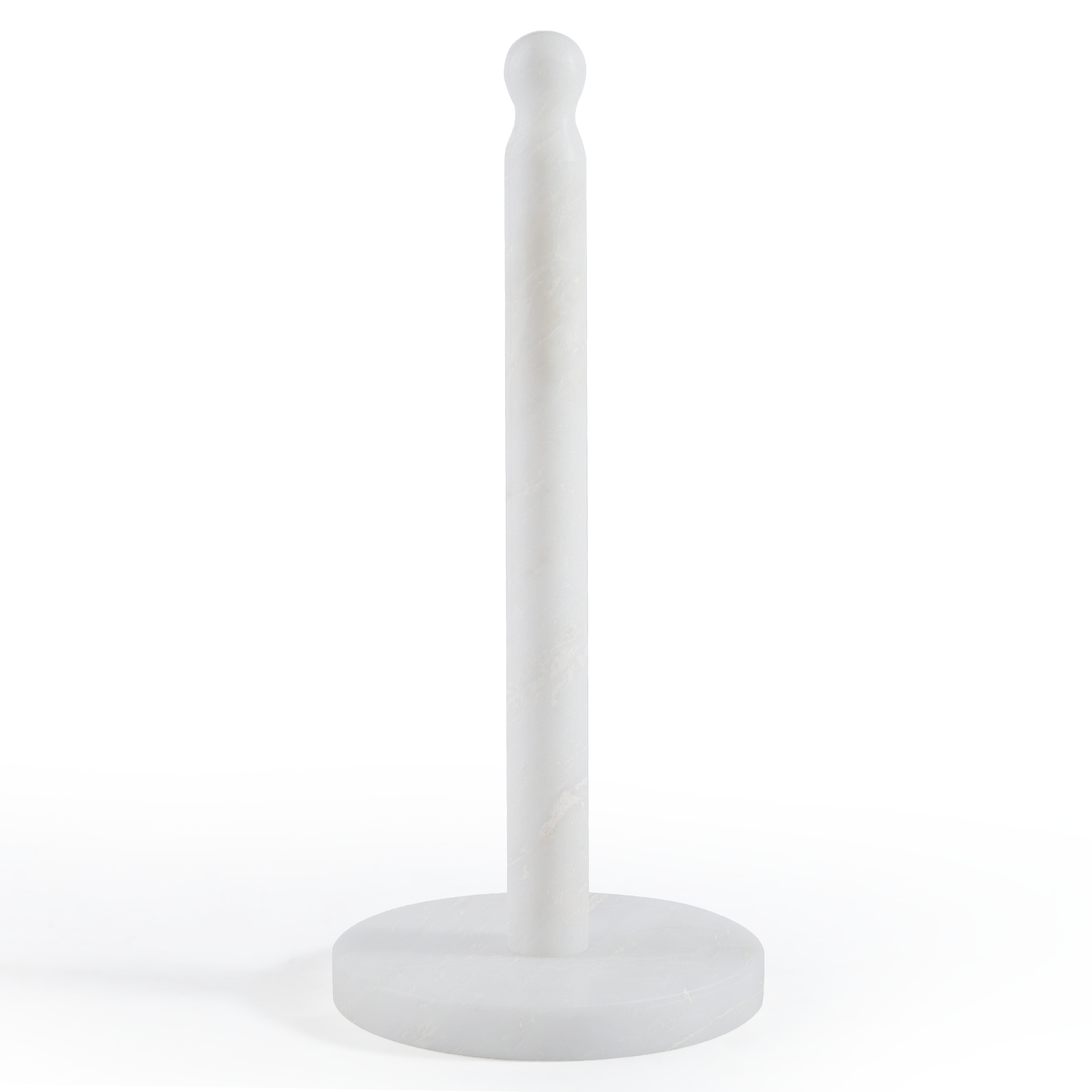 Koville white paper towel holder (stone rod 150 mm) in natural stone