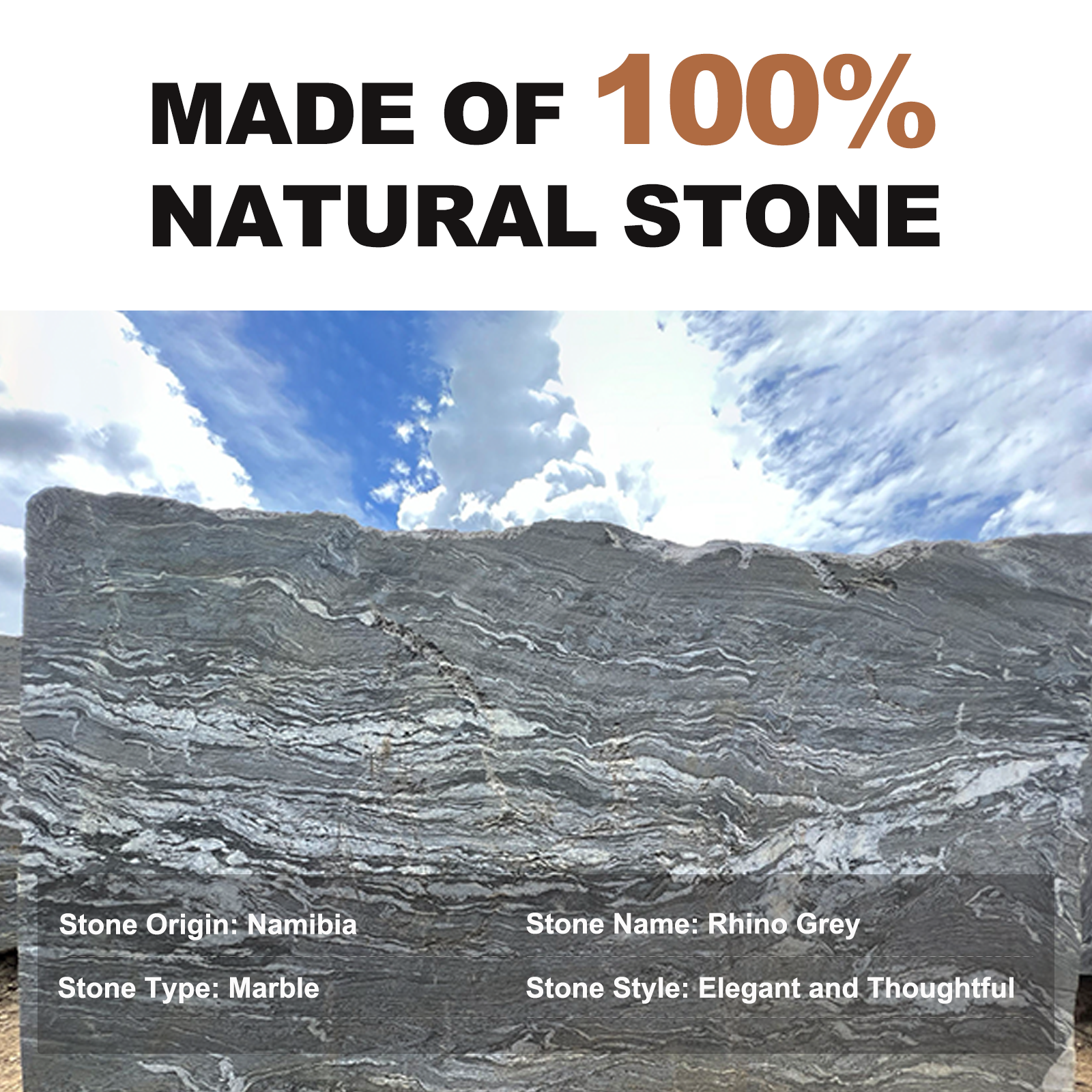 Koville round natural stone pastry board - Koville_Marble_Pastry_Board_-_round_D_280_Rhino_Grey_43.png