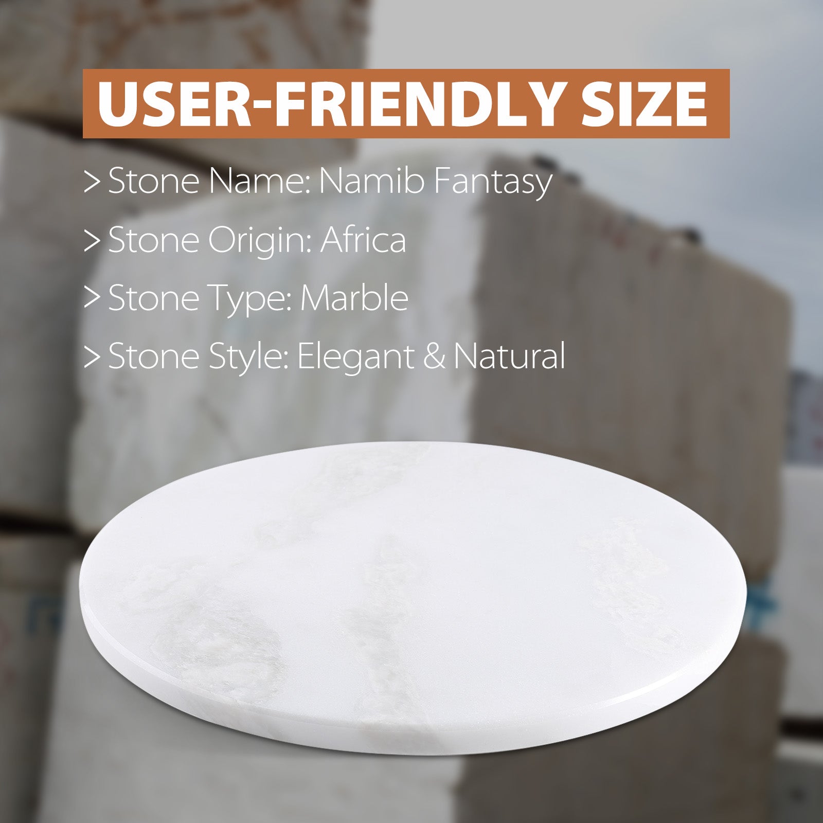 Koville round natural stone pastry board - Koville_Marble_Pastry_Board_-round_D_406_Namib_Fantasy_2.jpg