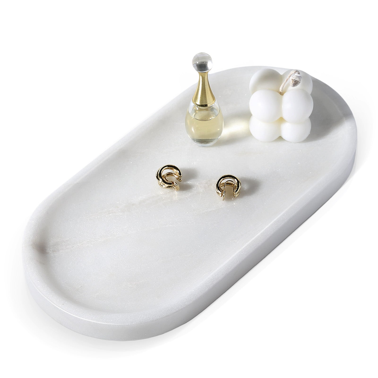 Koville natural stone runway storage tray, 250 x 125 mm