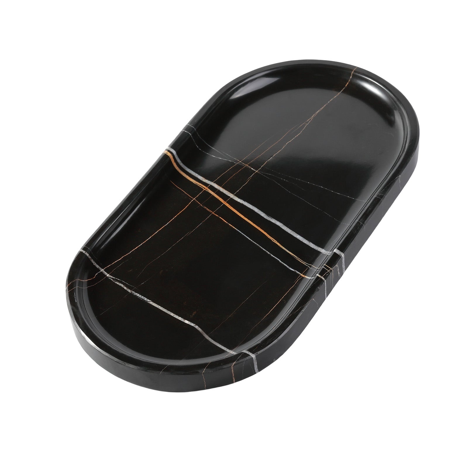 Koville natural stone runway storage tray, 305 x 152 mm