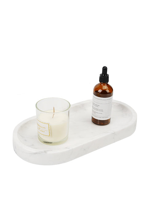 Koville natural stone runway storage tray, 305 x 152 mm