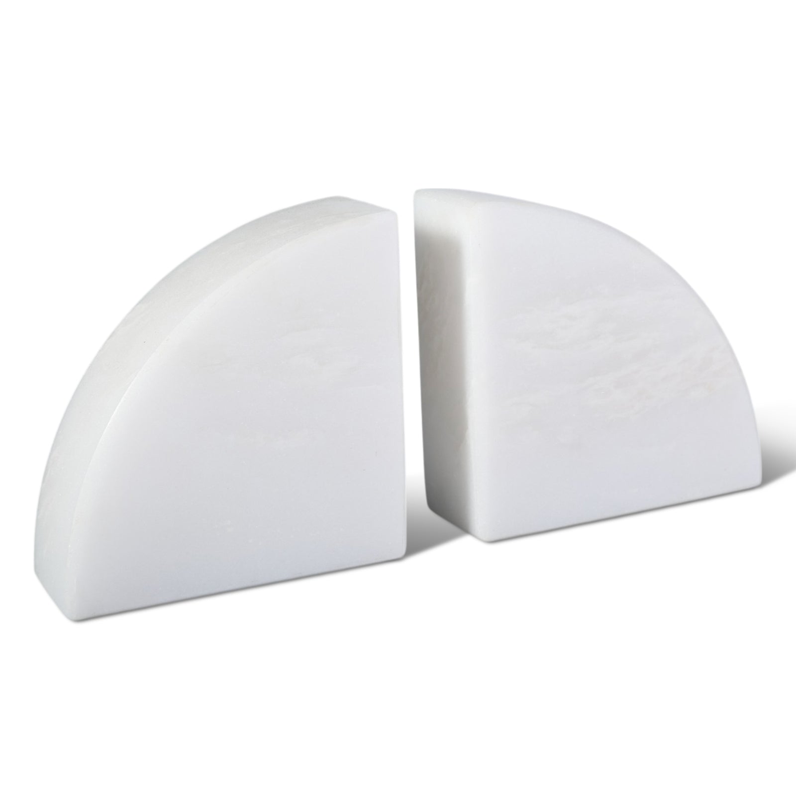 Koville natural stone quarter-circle sailboat bookend in Namib Fantasy - design detail