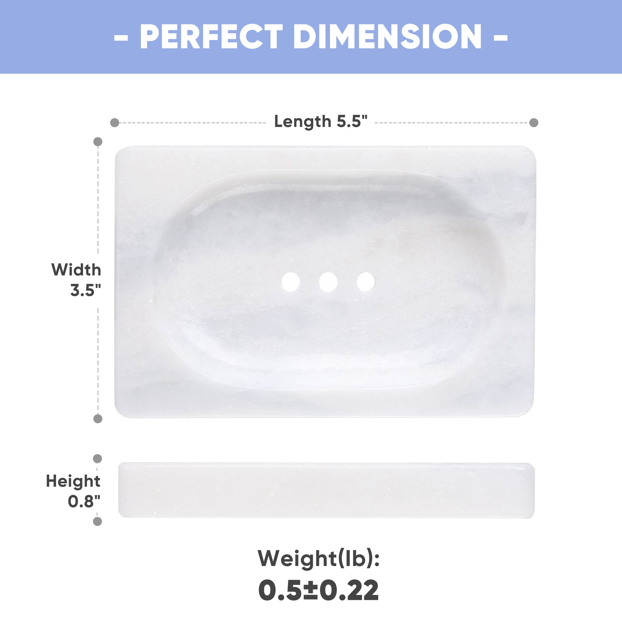 Koville Namib Fantasy marble square soap dish with oval inset with an oval recessed soap bed set into a square marble base for a bathroom vanity or shower ledge