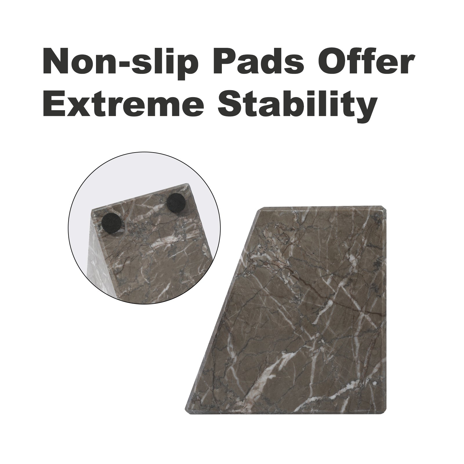 Koville Natural Stone Trapezoidal Vase Bookends in Two Sizes in natural stone, product view 16