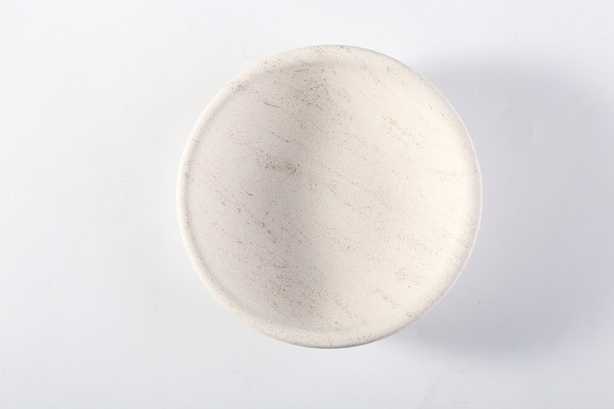 Koville natural marble incense holder pro d 150 t 40 in Moca Cream Media with burning incense stick