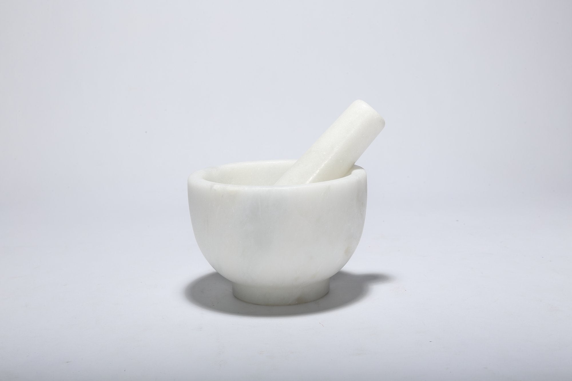 Koville honed Namib Fantasy marble mortar and pestle, D=130 mm
